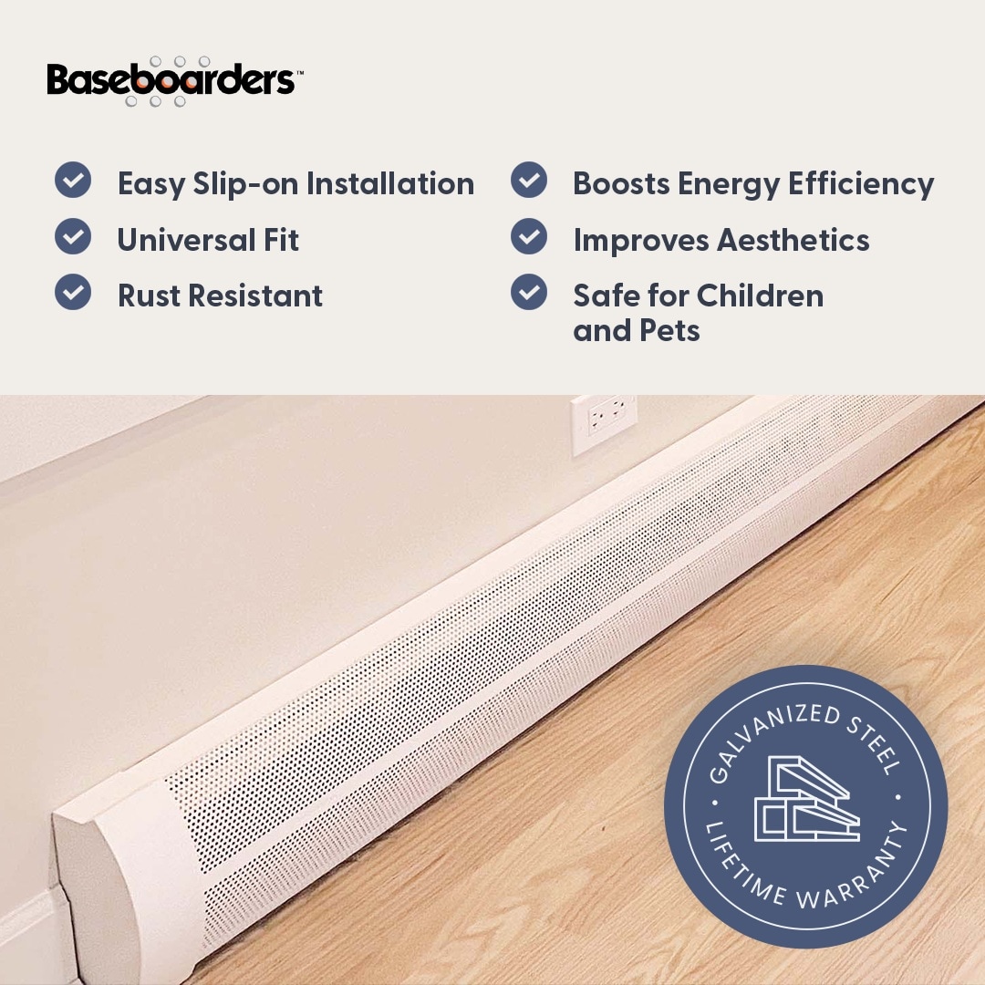 Baseboarders BA001-36-WHT Baseboard-Heater-Covers - View #4