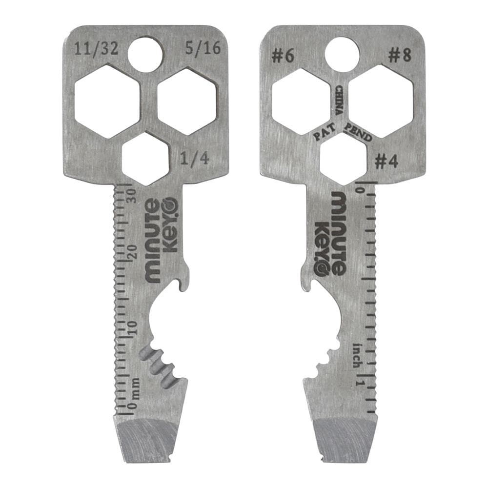 Hy-Ko KC625 Tiny Multi-Tool Hammer Key Chain, Black/Silver – Toolbox Supply