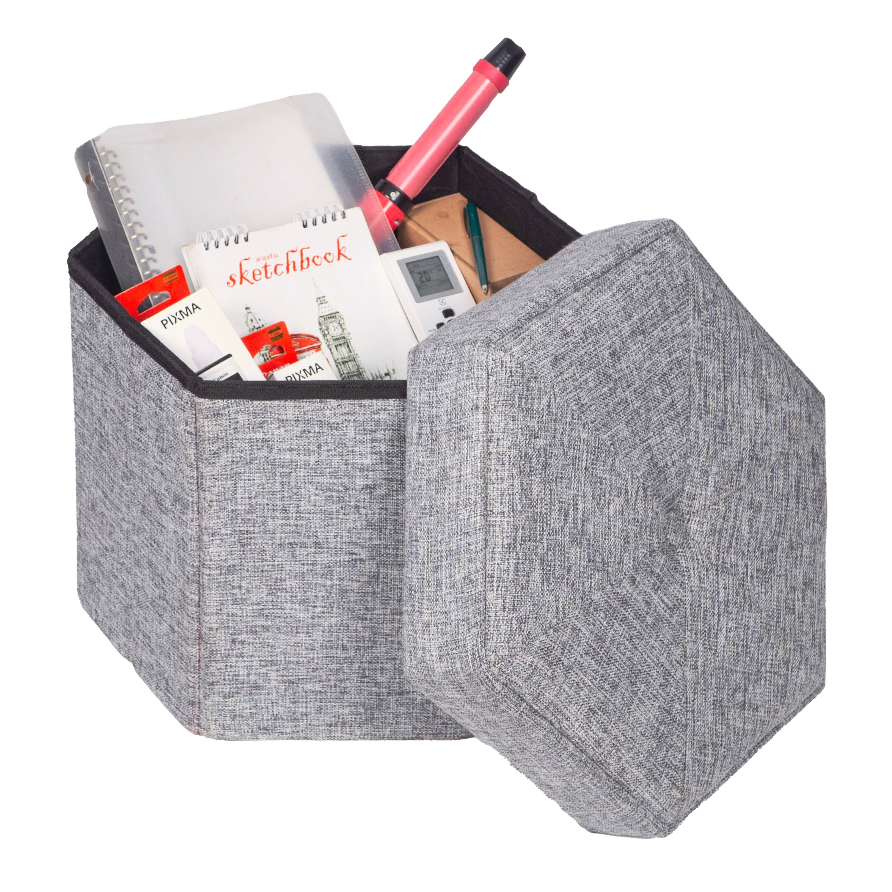 Vintiquewise QI004428-S Indoor-Ottomans - View #5