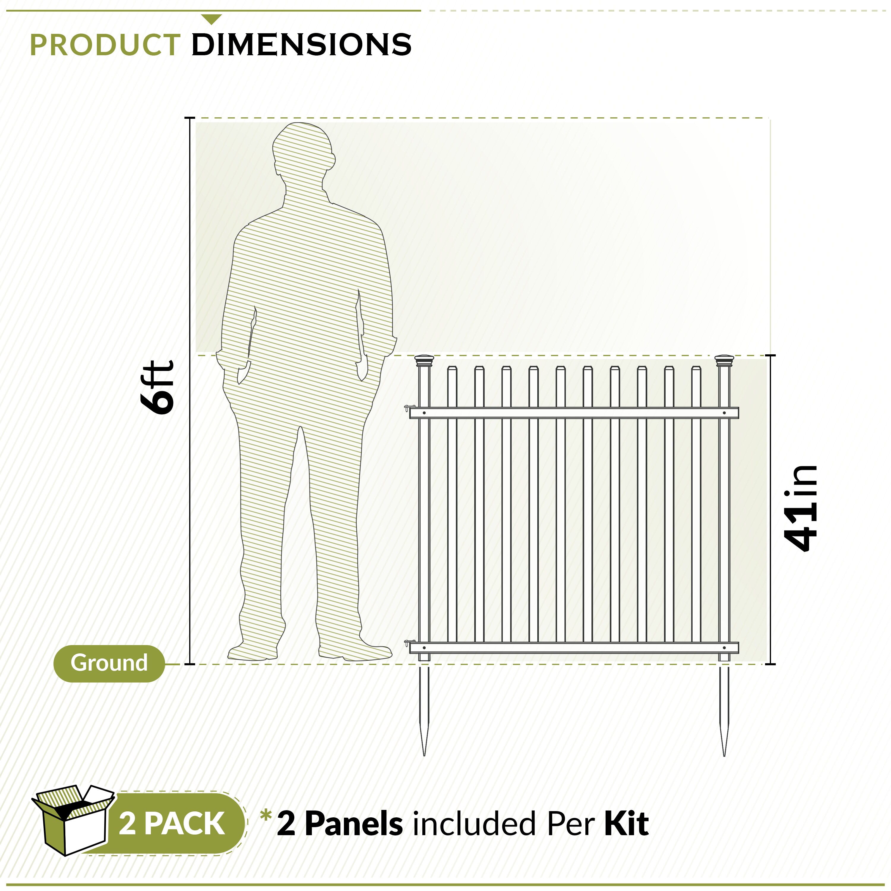 Zippity Outdoor Products ZP19057 Vinyl-Fence-Panels - View #7