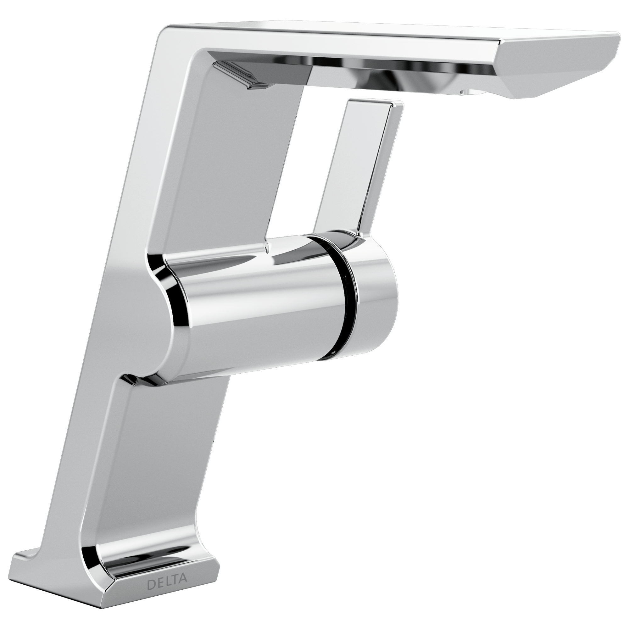 Delta 699-PR-DST Pivotal Lumicoat Chrome Vessel 1-handle WaterSense Low-arc Residential Handle Bathroom Sink Faucet
