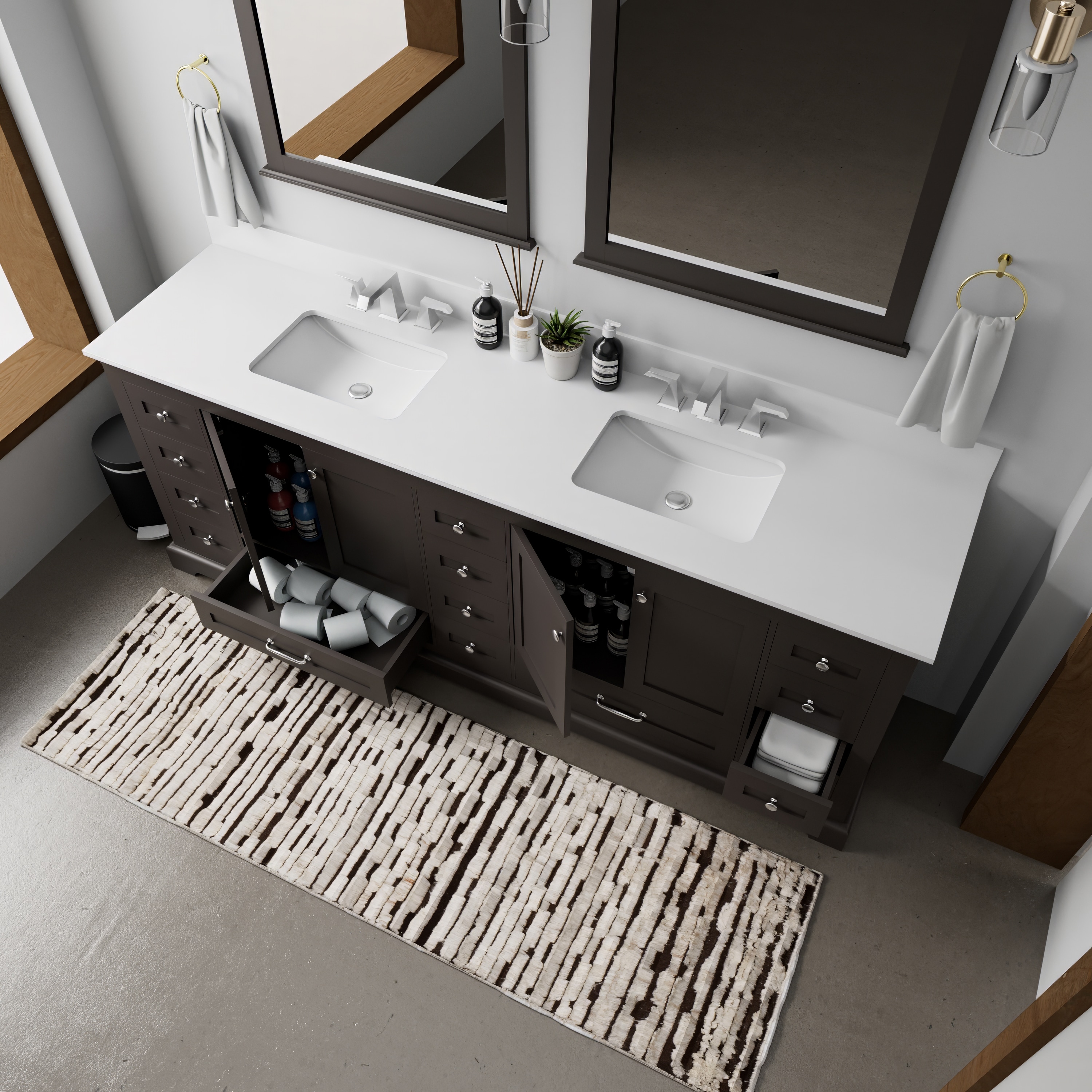 Lexora LVD84DG300 Bath-Vanity-Combo - View #5