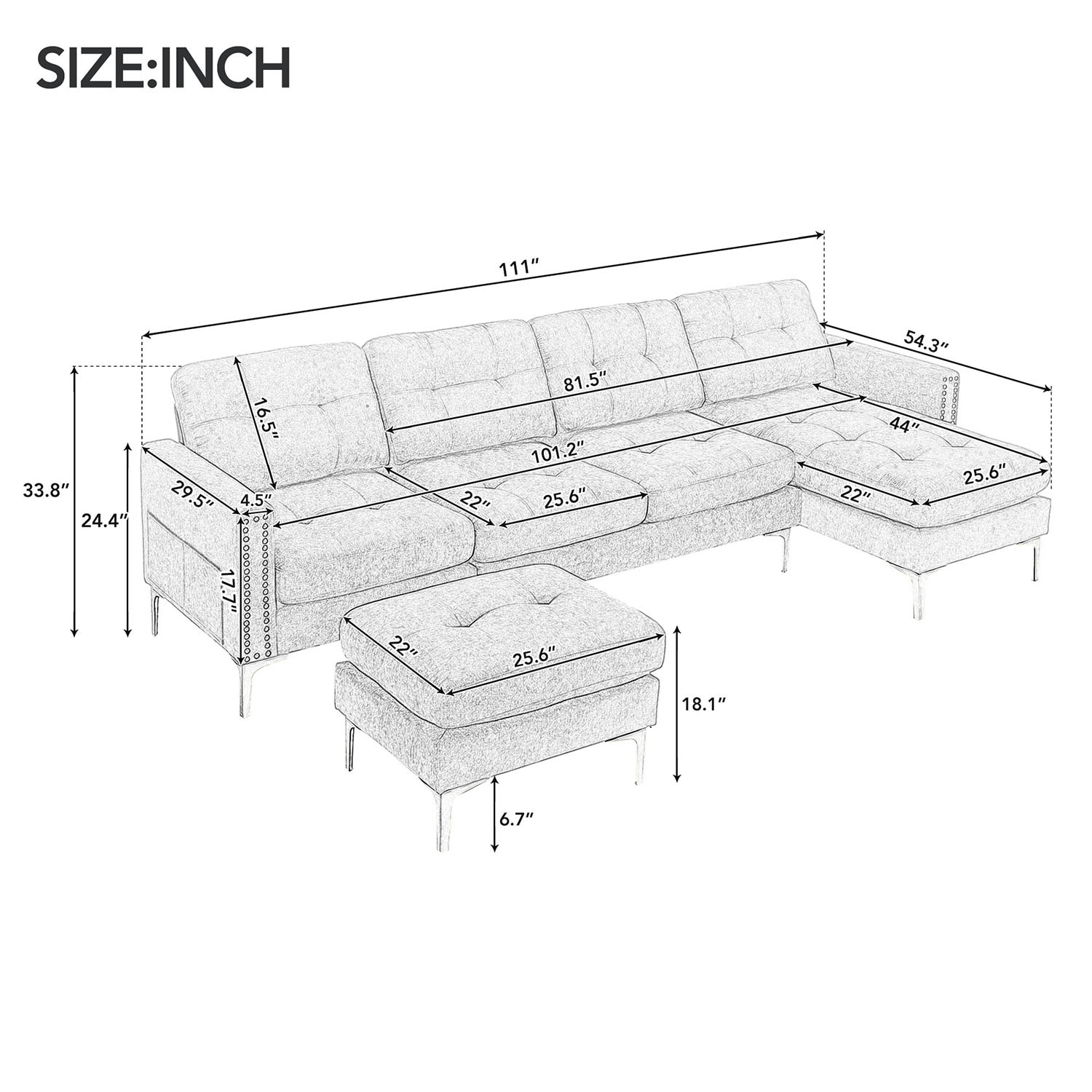 Bybafun YA3700104 Sofas-Loveseats - View #14