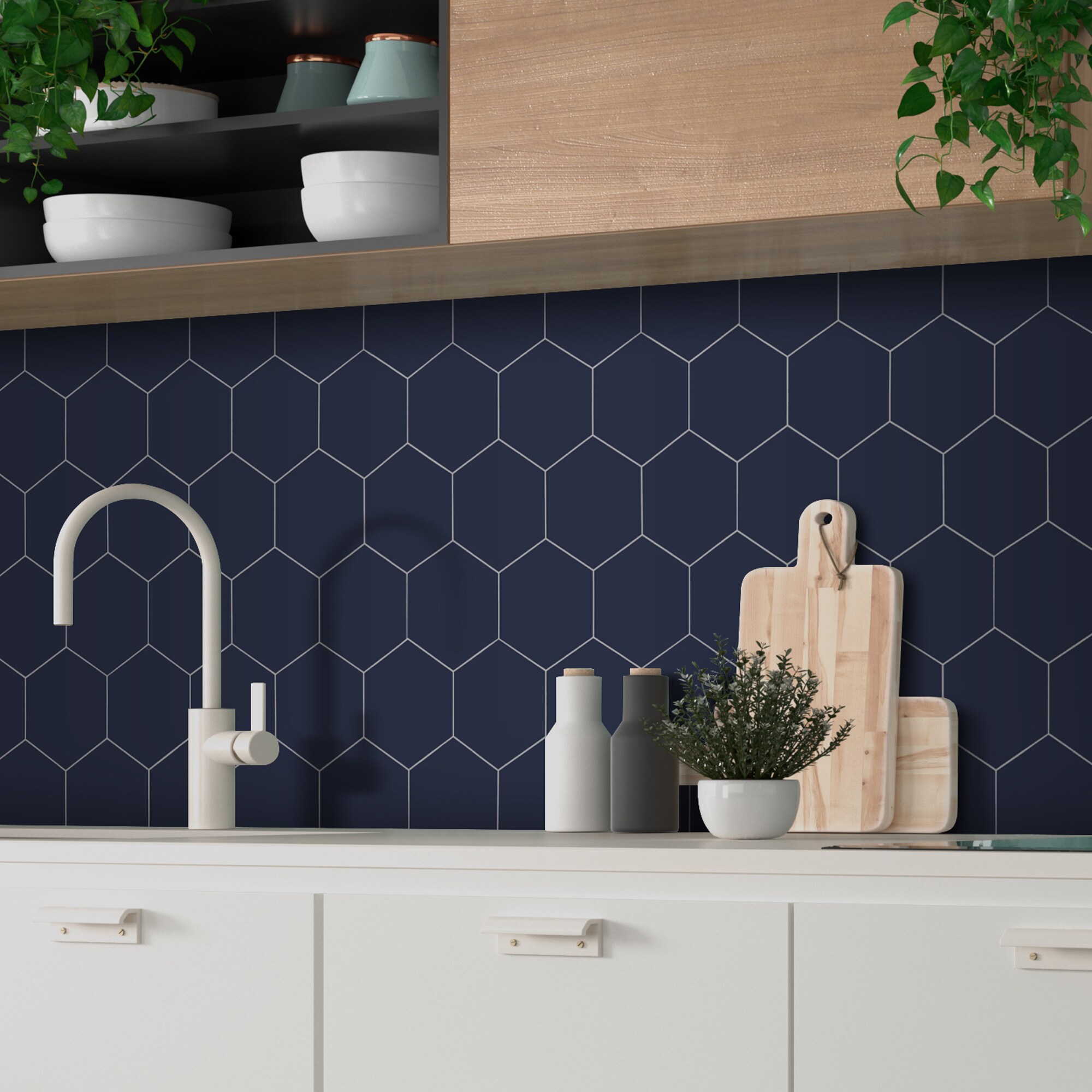 SUNWINGS HEX99-BLU-10 Ceramic-Tile - View #4