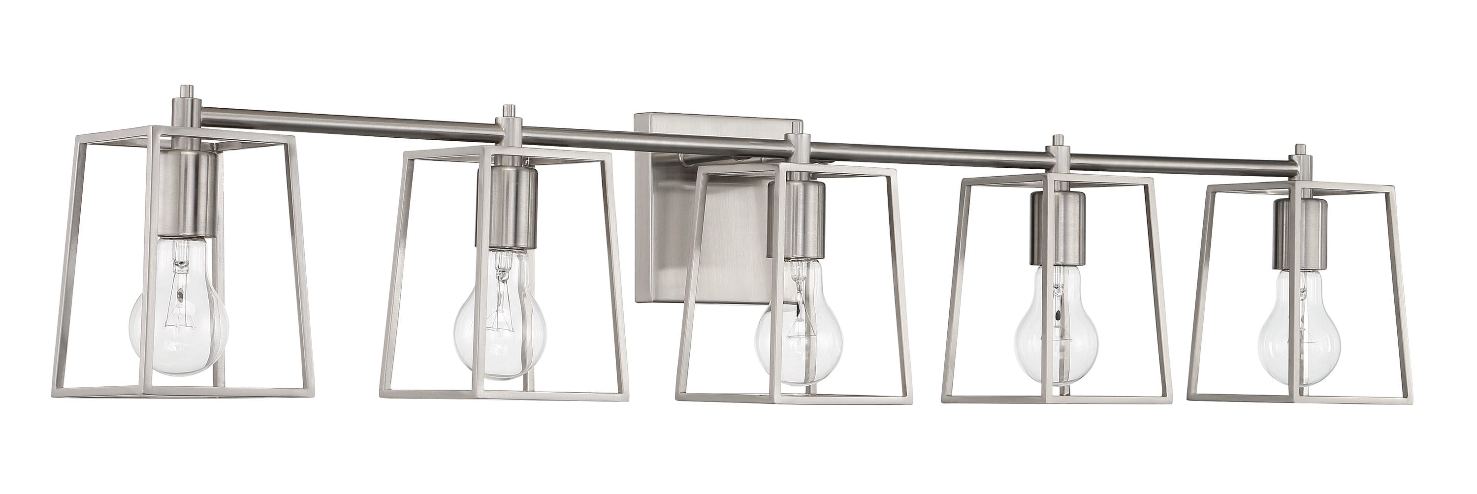 Craftmade 12141BNK5 Dunn 40.88-in 5 -Light Brushed Nickel Transitional Vanity light