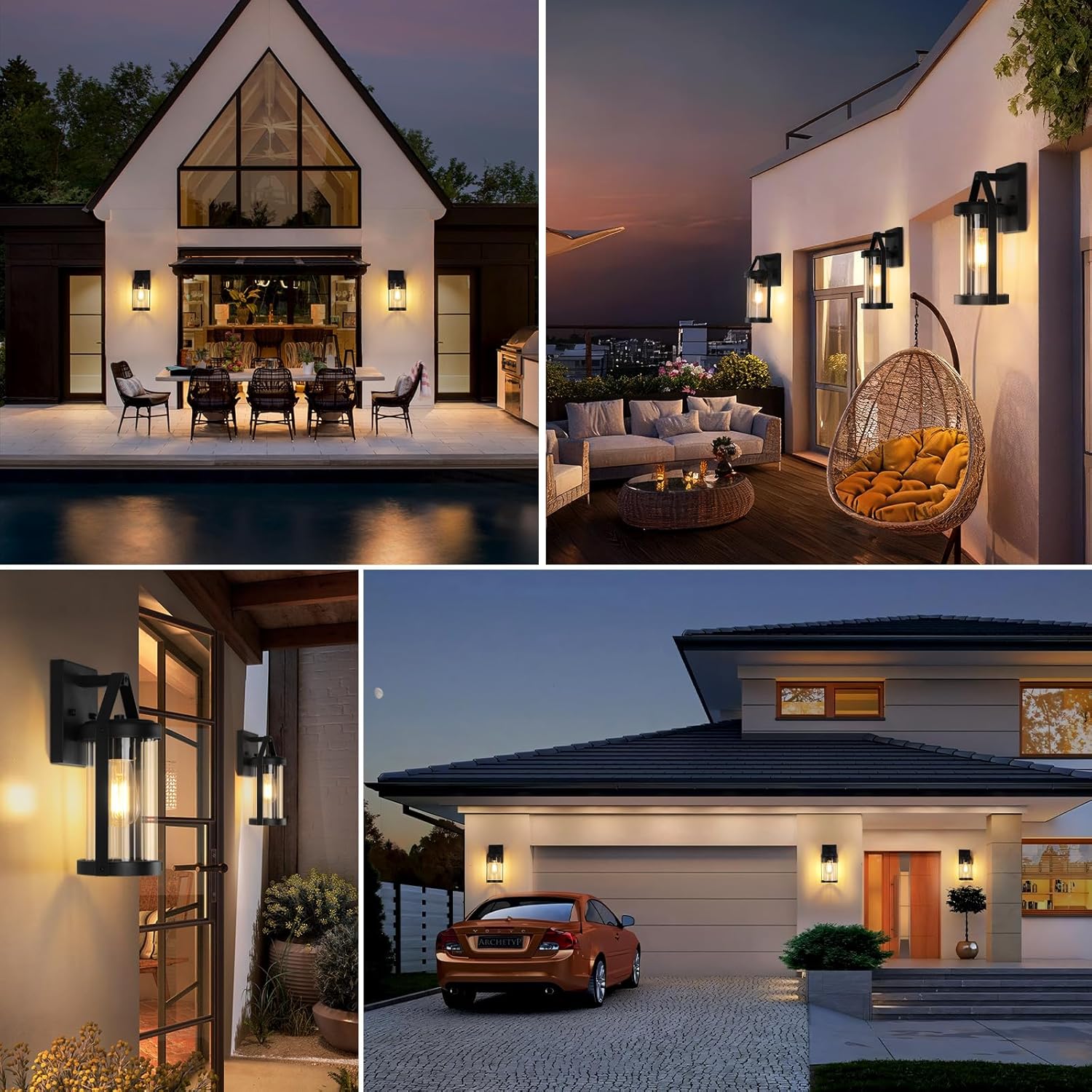 Nordic Hygge HX-B05043BP-BK-2 Dusk-Dawn-Lighting - View #7