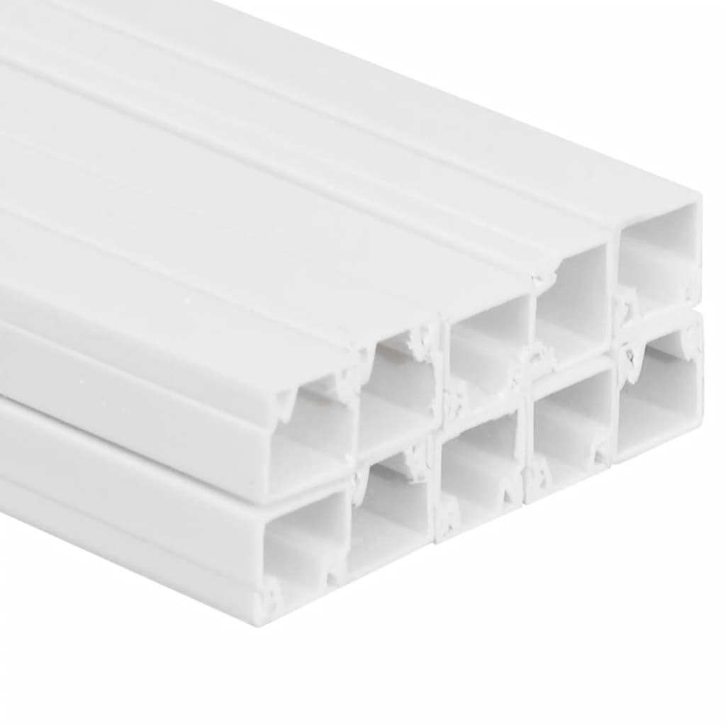 Tinyhomie Cable Trunking 0.8 in. x 0.4 in. 32.8 ft PVC in the Cord ...