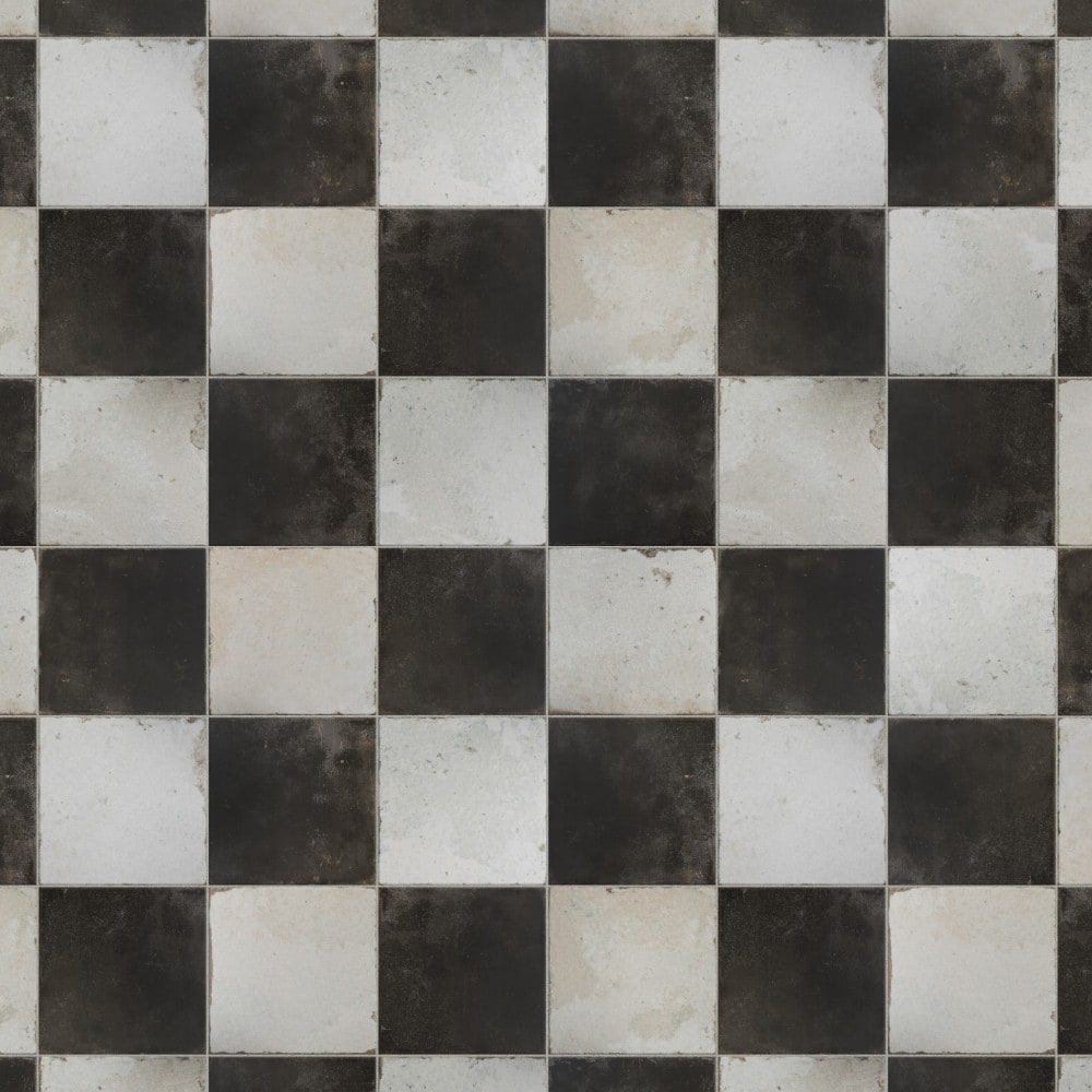 Affinity Tile FPEKDAME Kings Damero 18-in x 18-in Matte Ceramic Handcrafted Look Floor and Wall Tile (10.95-sq. ft/ Carton)
