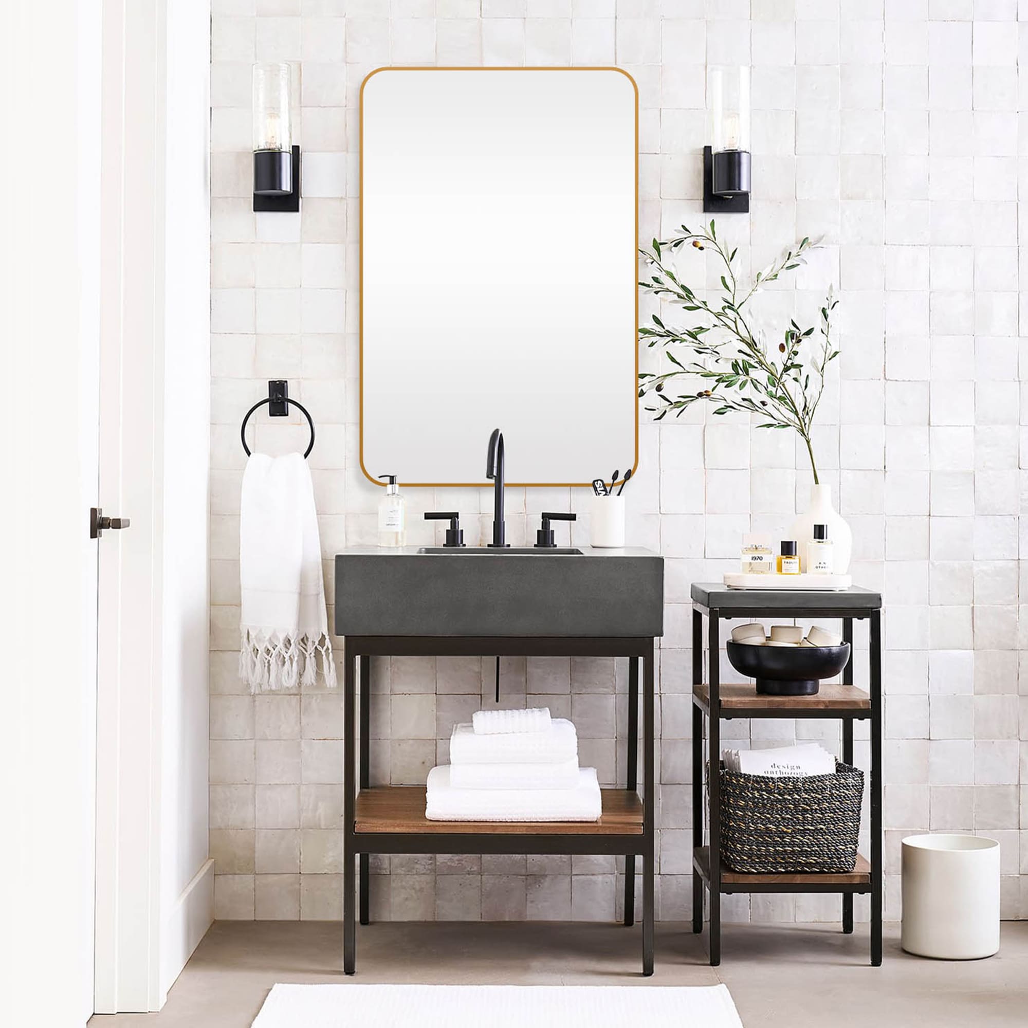 Forclover TAK-FMR2436BG Framed-Bath-Mirrors - View #2