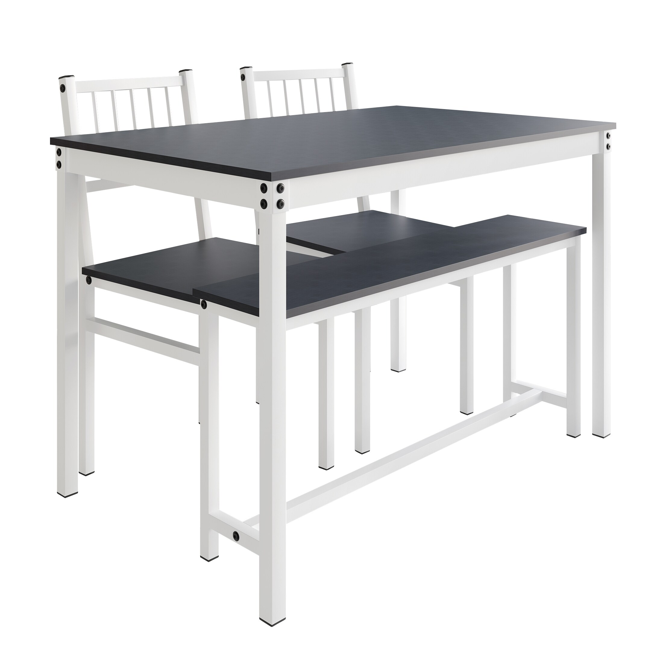 ChaletPosh CM670T43-WT-MT-4X Dining-Sets - View #3