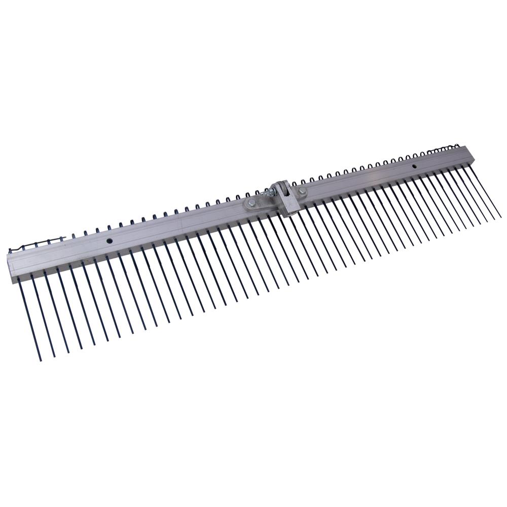 Marshalltown 14858 Concrete Aluminum Flat Wire Broom 36-Inches Nylon All-purpose Push Broom