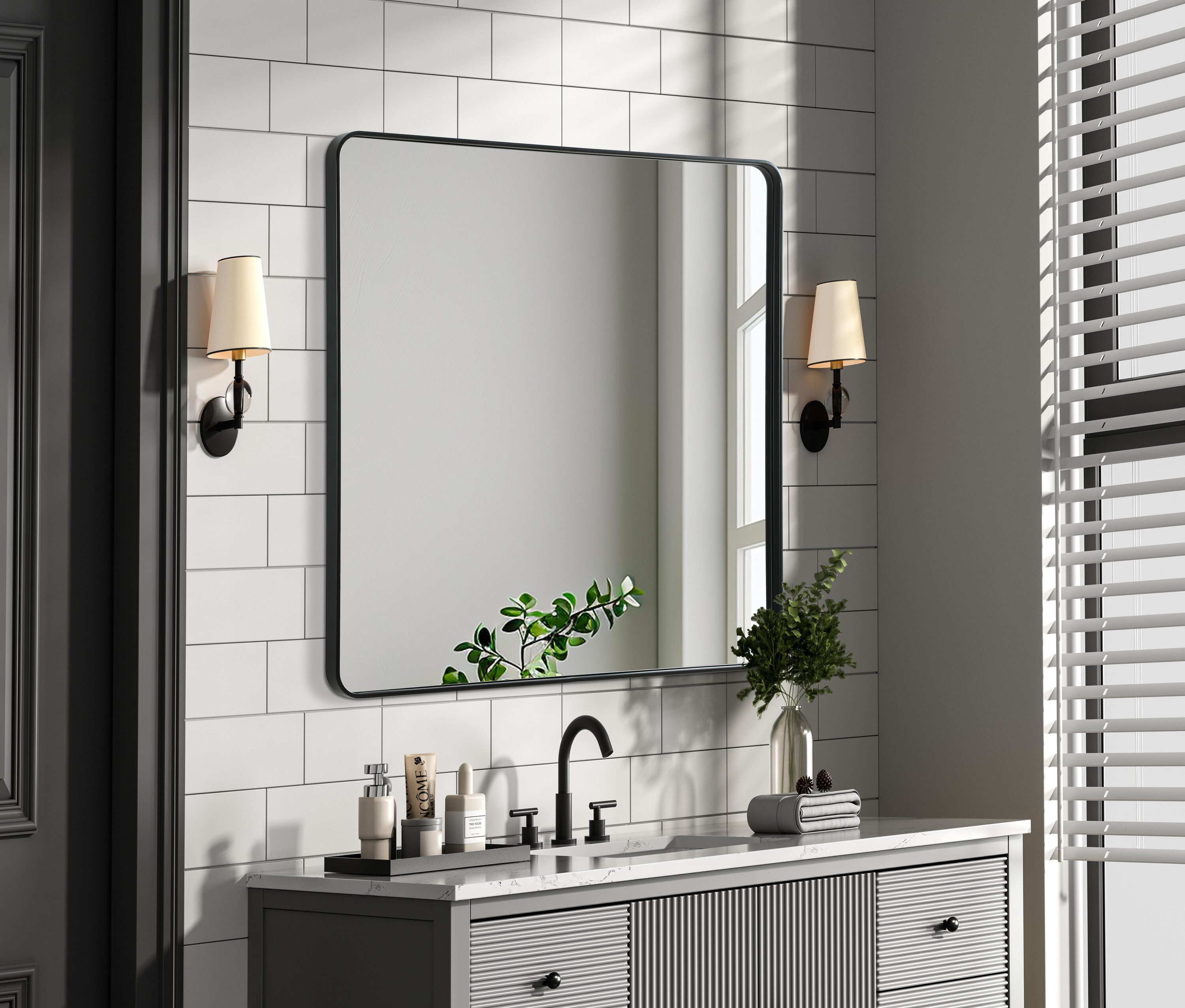 Simply Living Home SLMR24A14544BLK Decor-Mirrors - View #3