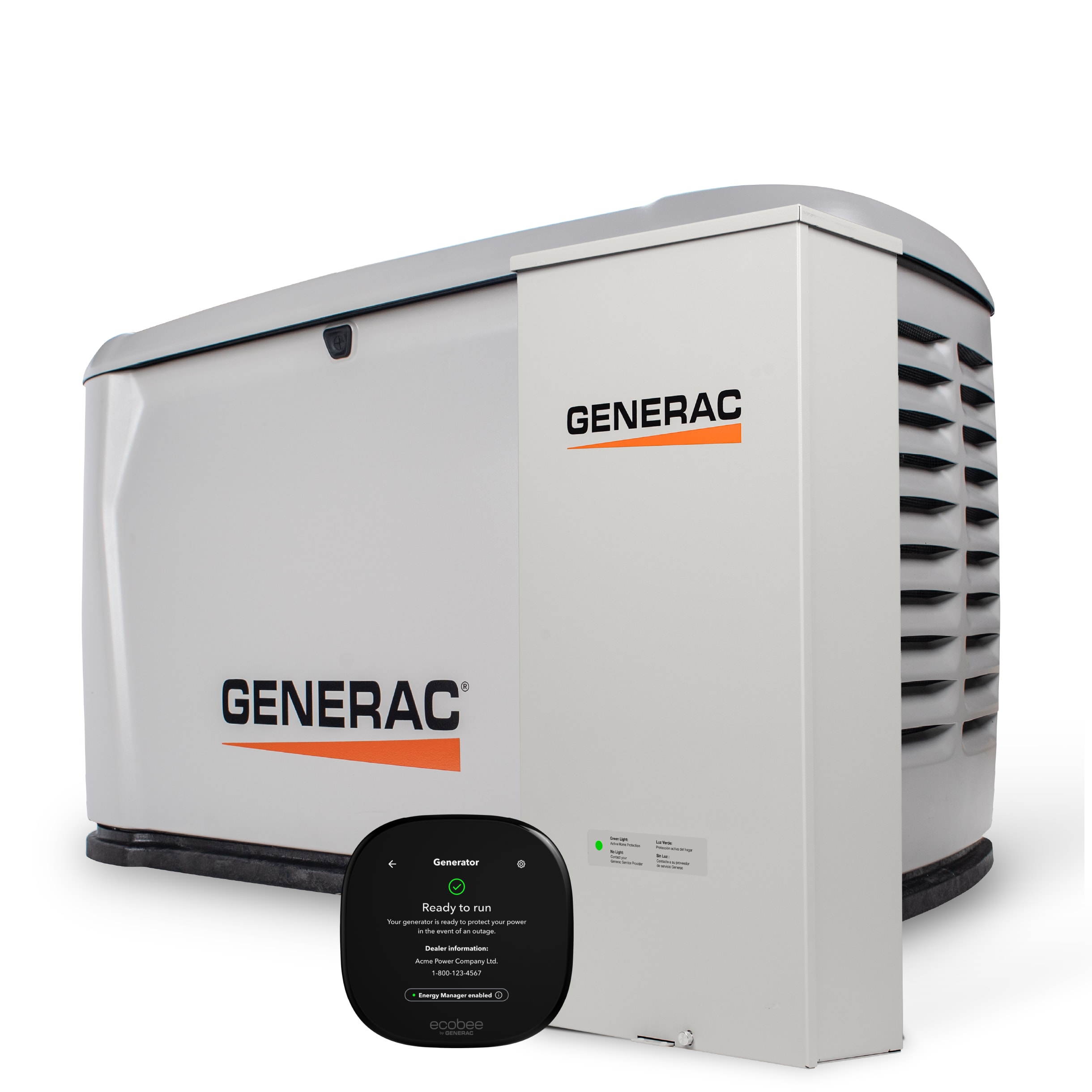 Generac Next Generation 28000 -Watt Dual Fuel (Liquid Propane/Natural Gas) 200-Amp Home Standby Generator Automatic Transfer Switch Included