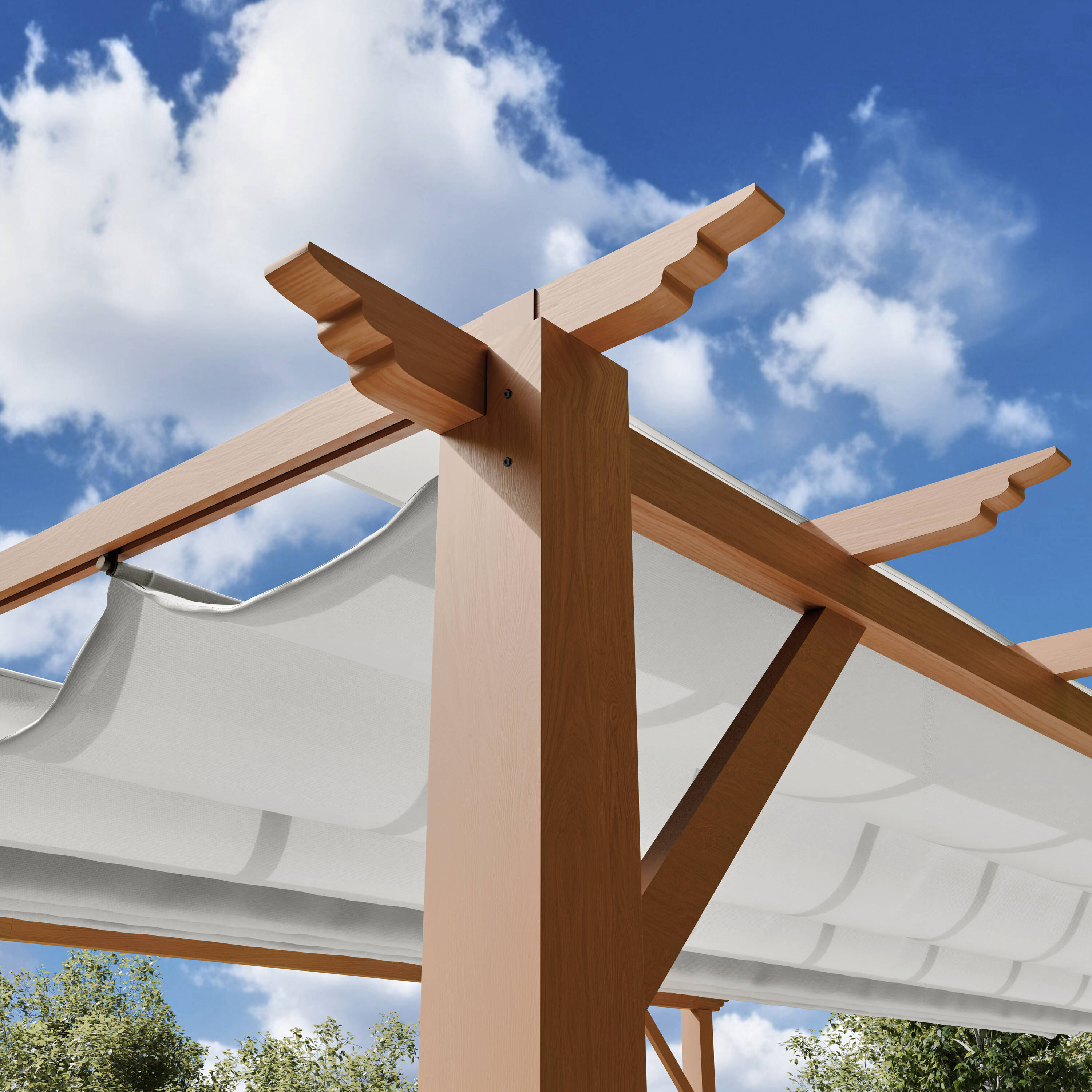 Paragon Outdoor PR11WD1W Pergolas-2 - View #3