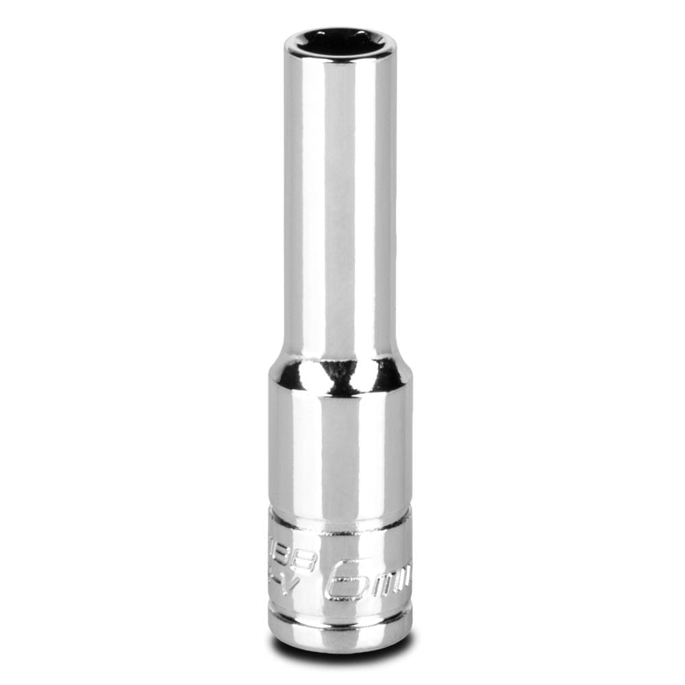 Capri Tools CP12168 1/4-in Drive Metric 6mm Deep Socket