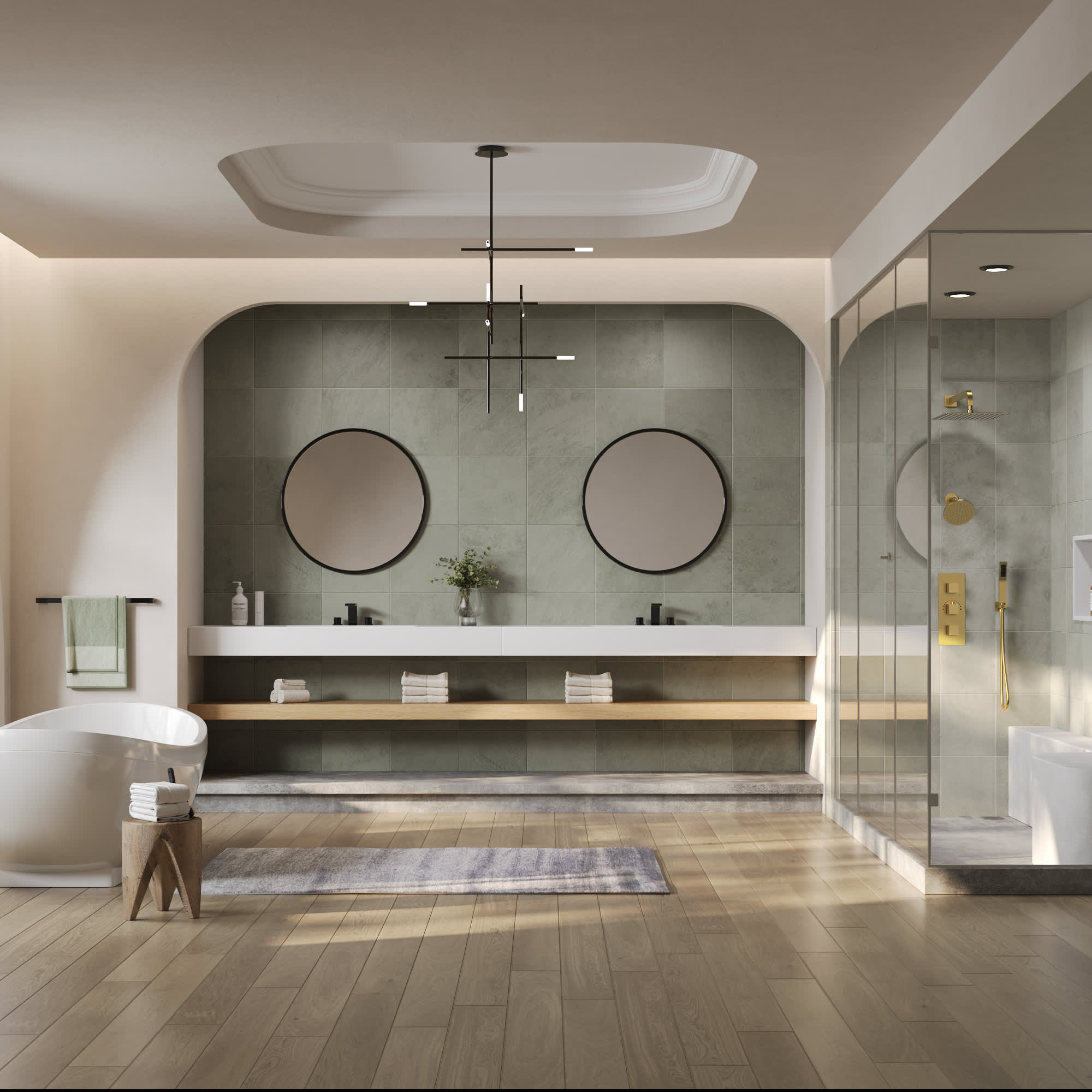 EVERSTEIN SFS-1065-GD12 Tub-Shower-Faucets - View #11