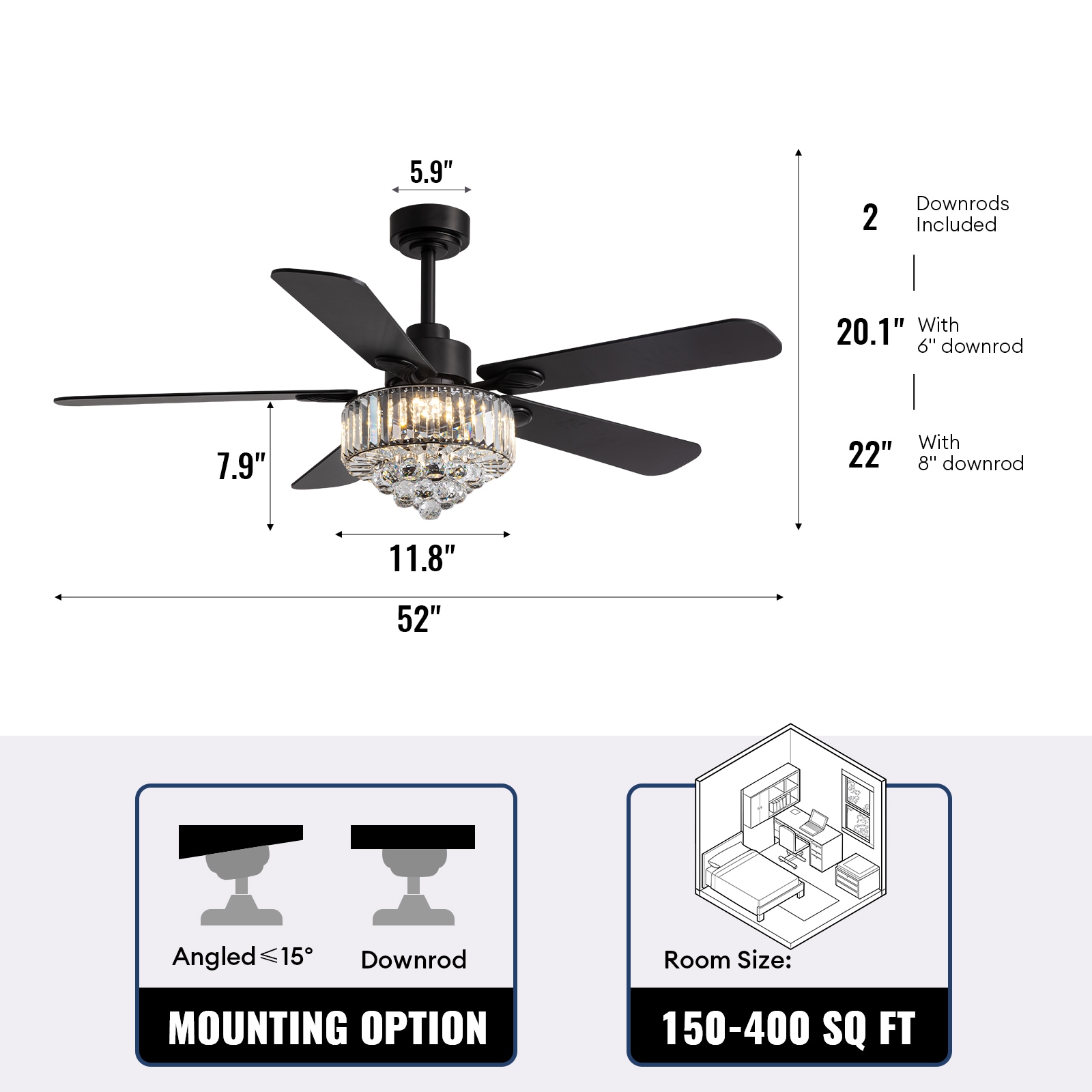 SILJOY LL-1158D-52-01 Ceiling-Fans - View #11