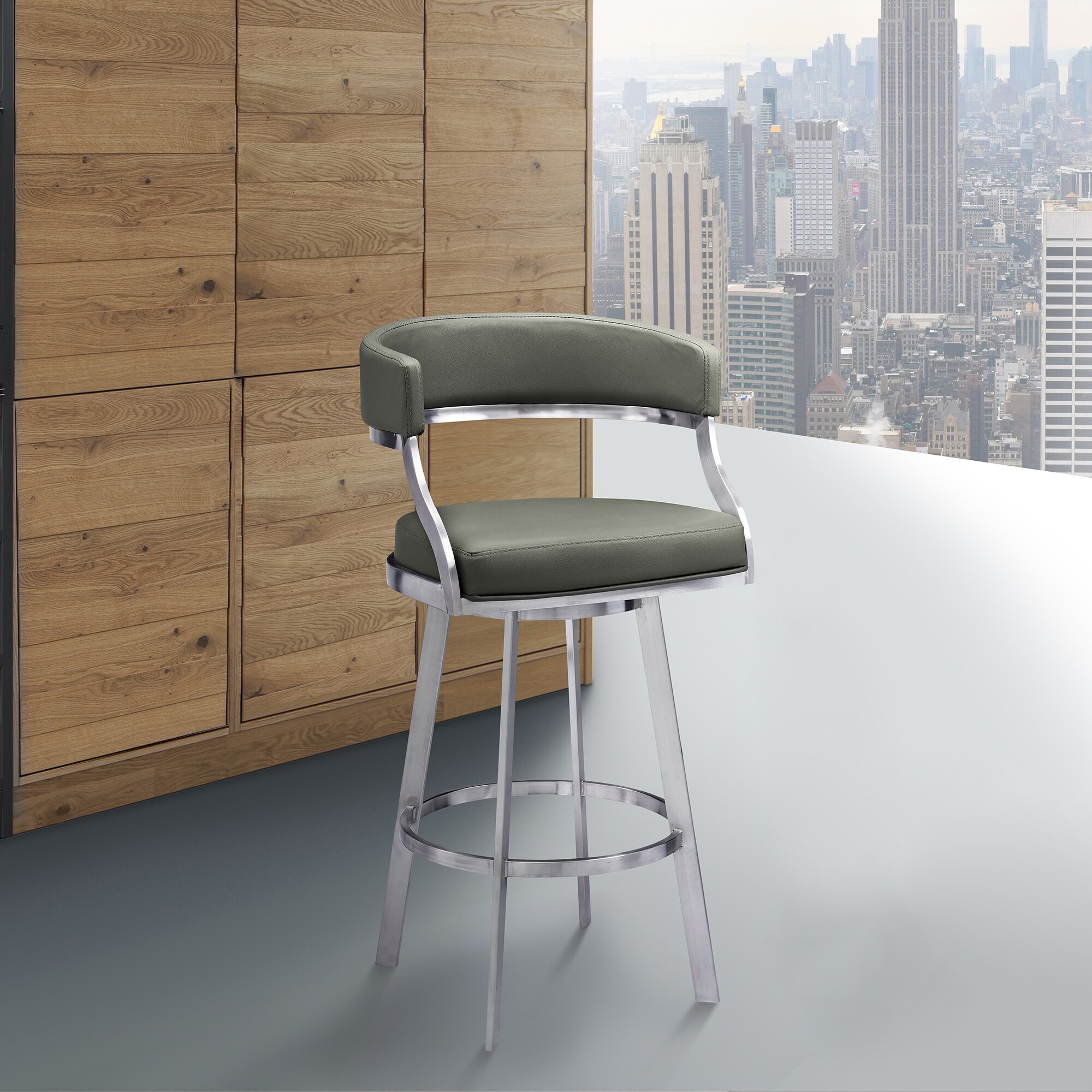 Armen Living LCSNBABSGR30 stools - View #10