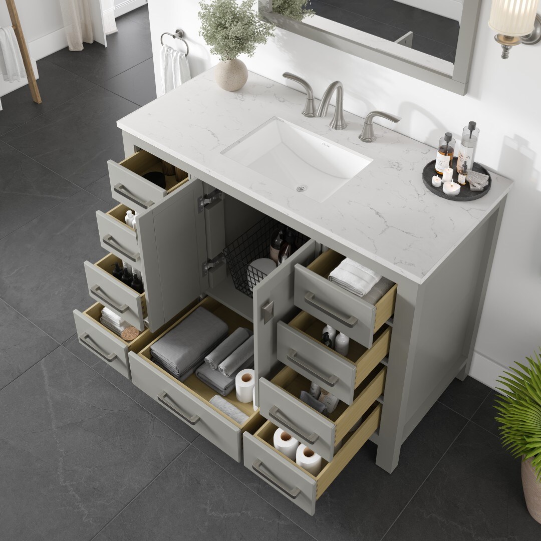 Eviva EVVN412-42GR Bath-Vanity-Combo - View #13