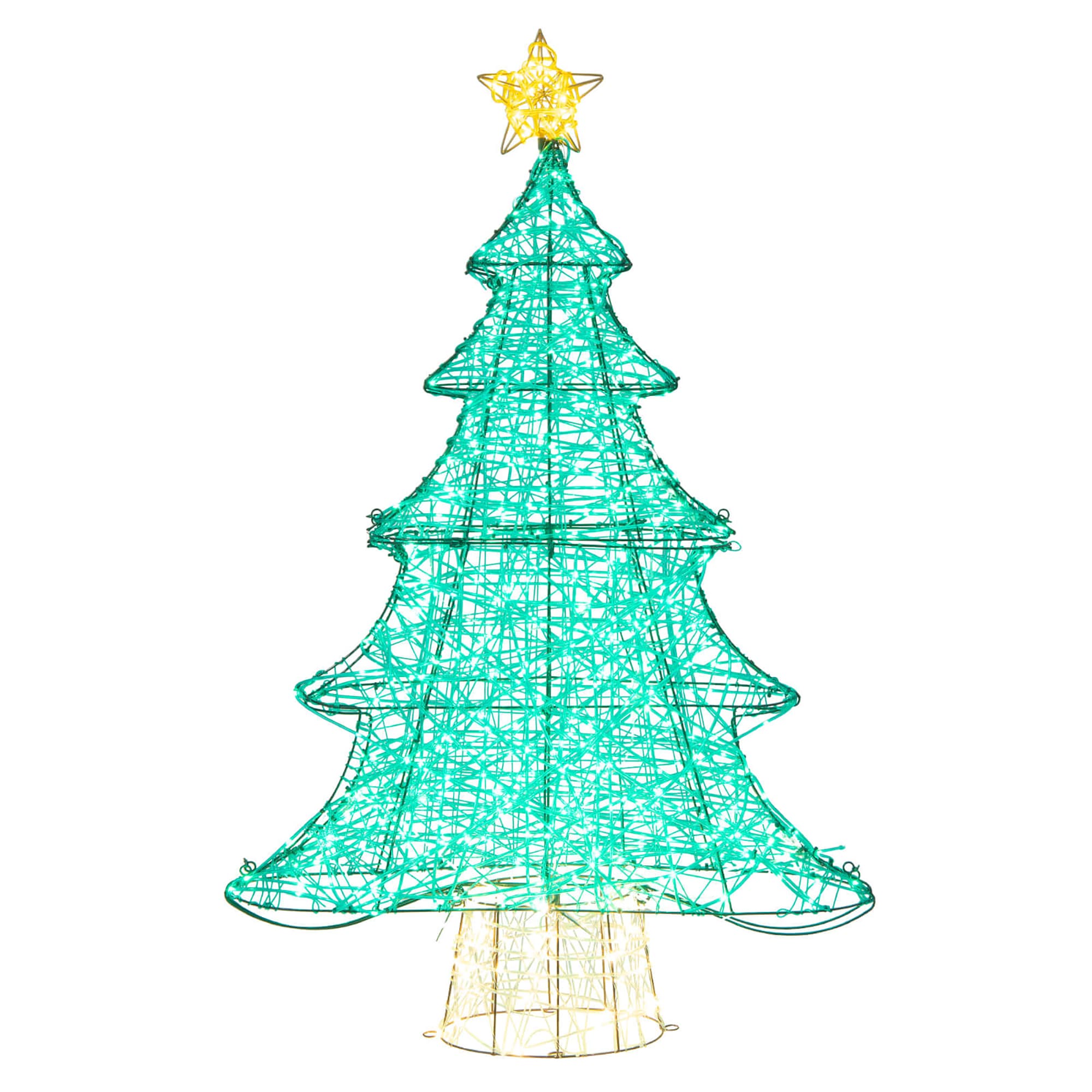 Costway LWS00787 49-in Pre-lit Christmas Tree Decor
