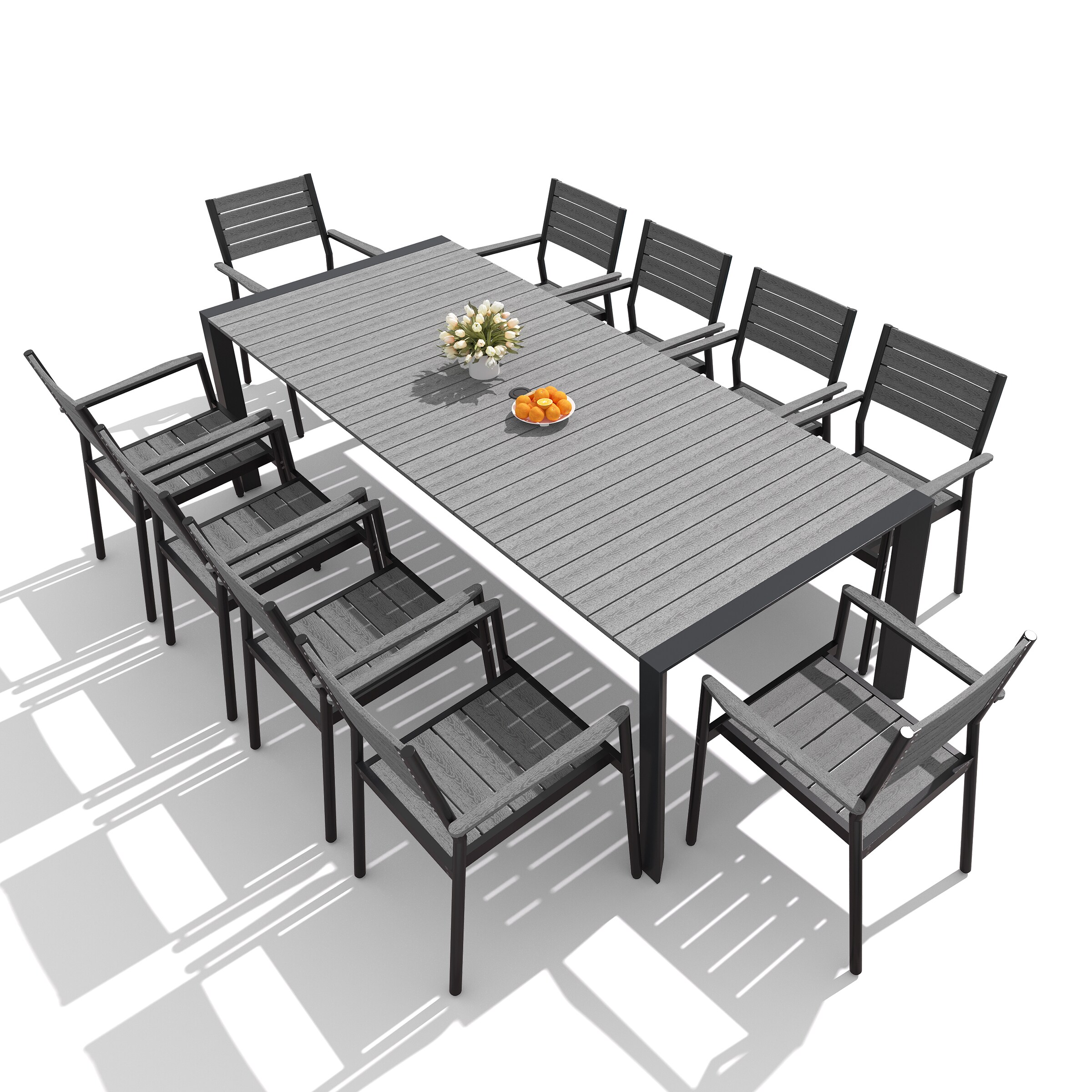 Crestlive Products CL-TD6238GRY240-11 Patio-Dining-Sets - View #12