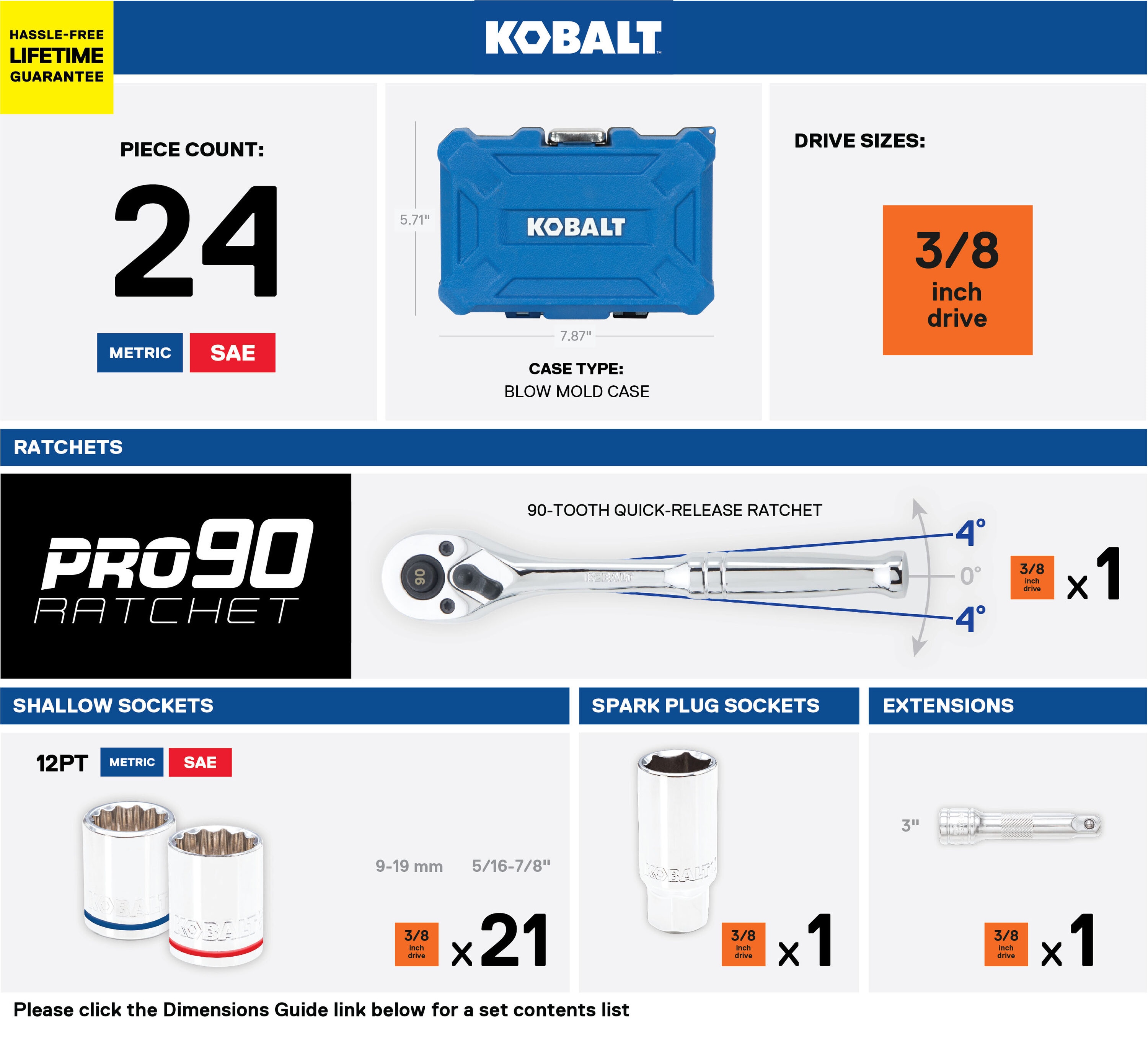 Kobalt 86748 Mechanics-Tool-Sets - View #2