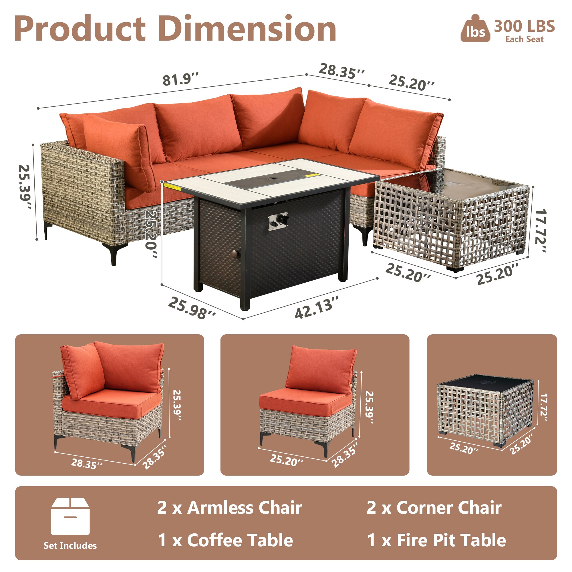 Pouuin CFPSKT80C5 Patio-Sofas-Daybeds - View #8