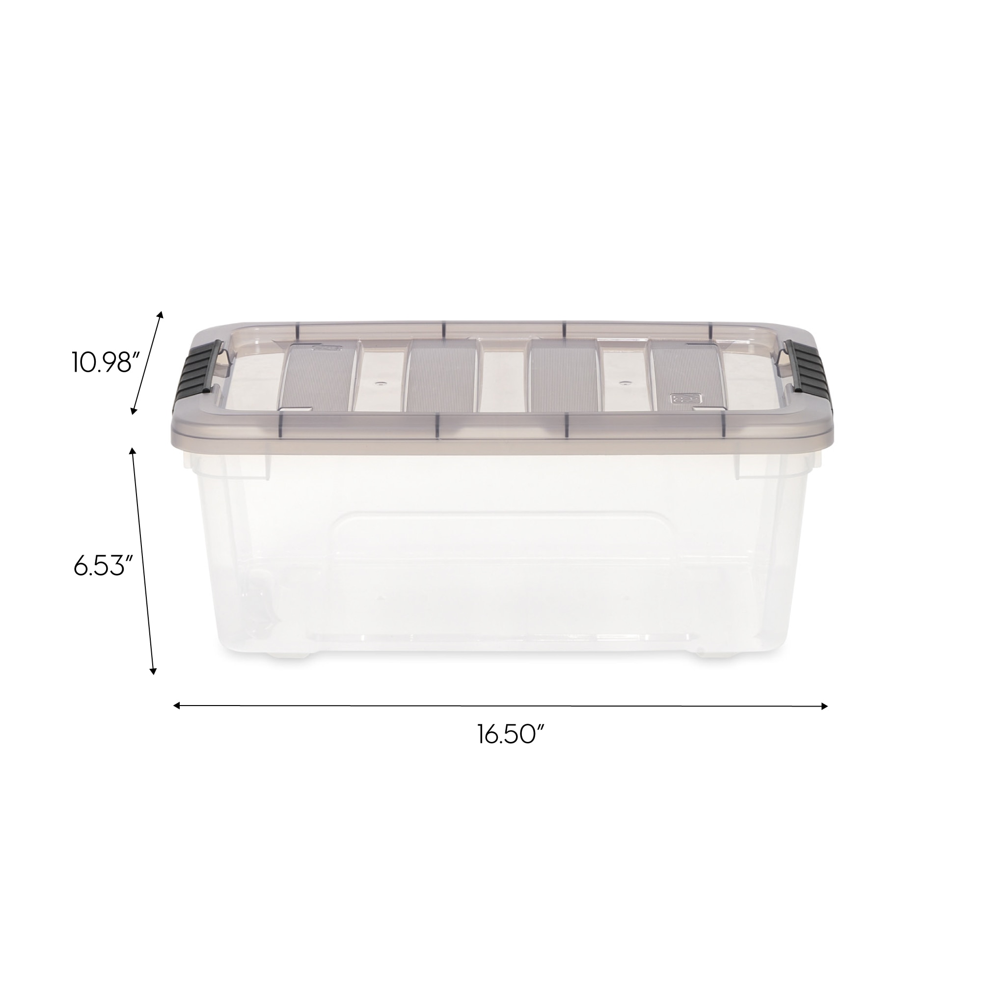 IRIS 500210 Plastic-Storage-Totes - View #10