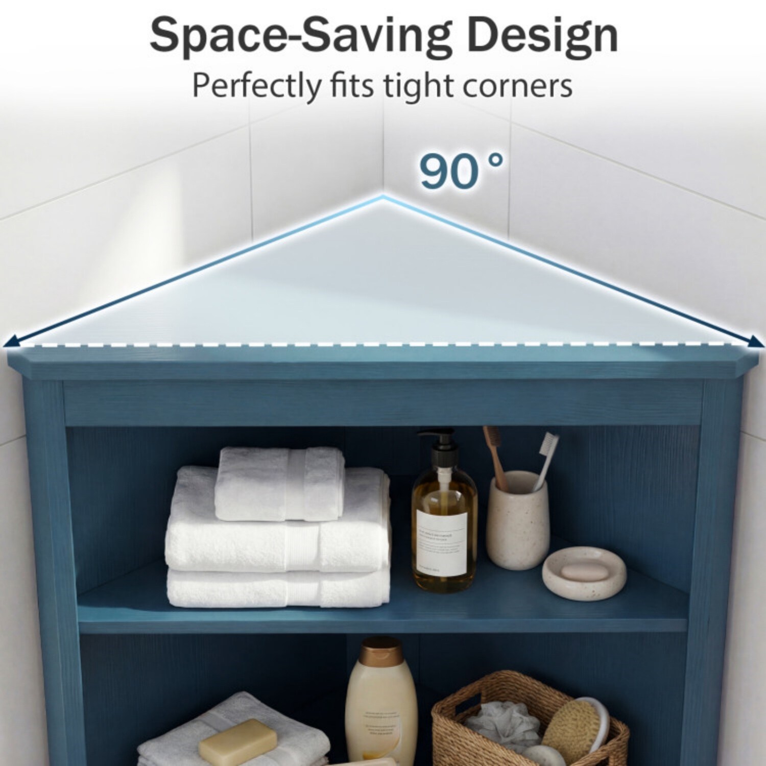 Vanityfus VF-BFC13811BL Linen-Cabinets - View #5