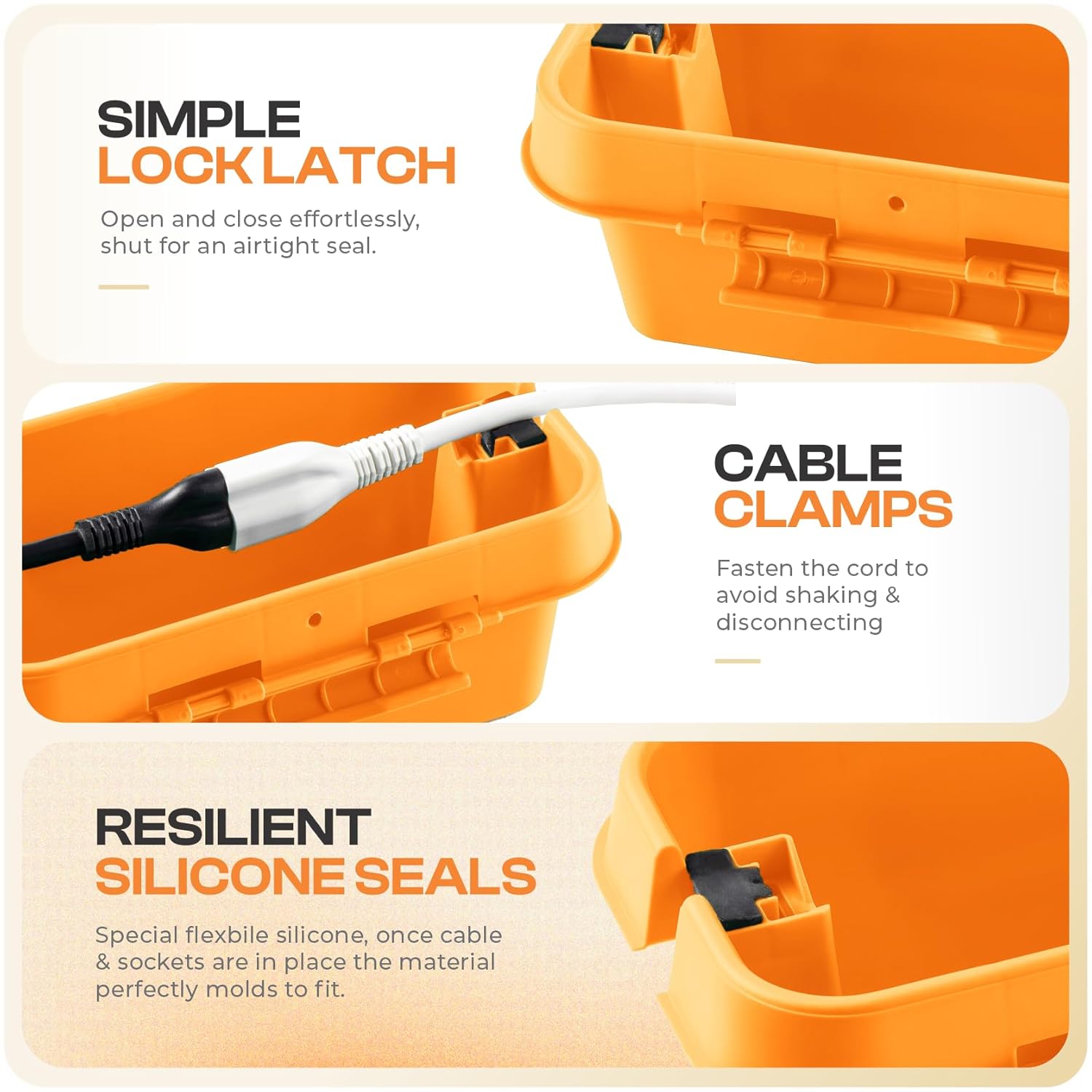 SOCKiTBOX SB ORANGE SMALL Receptacle-Covers - View #6