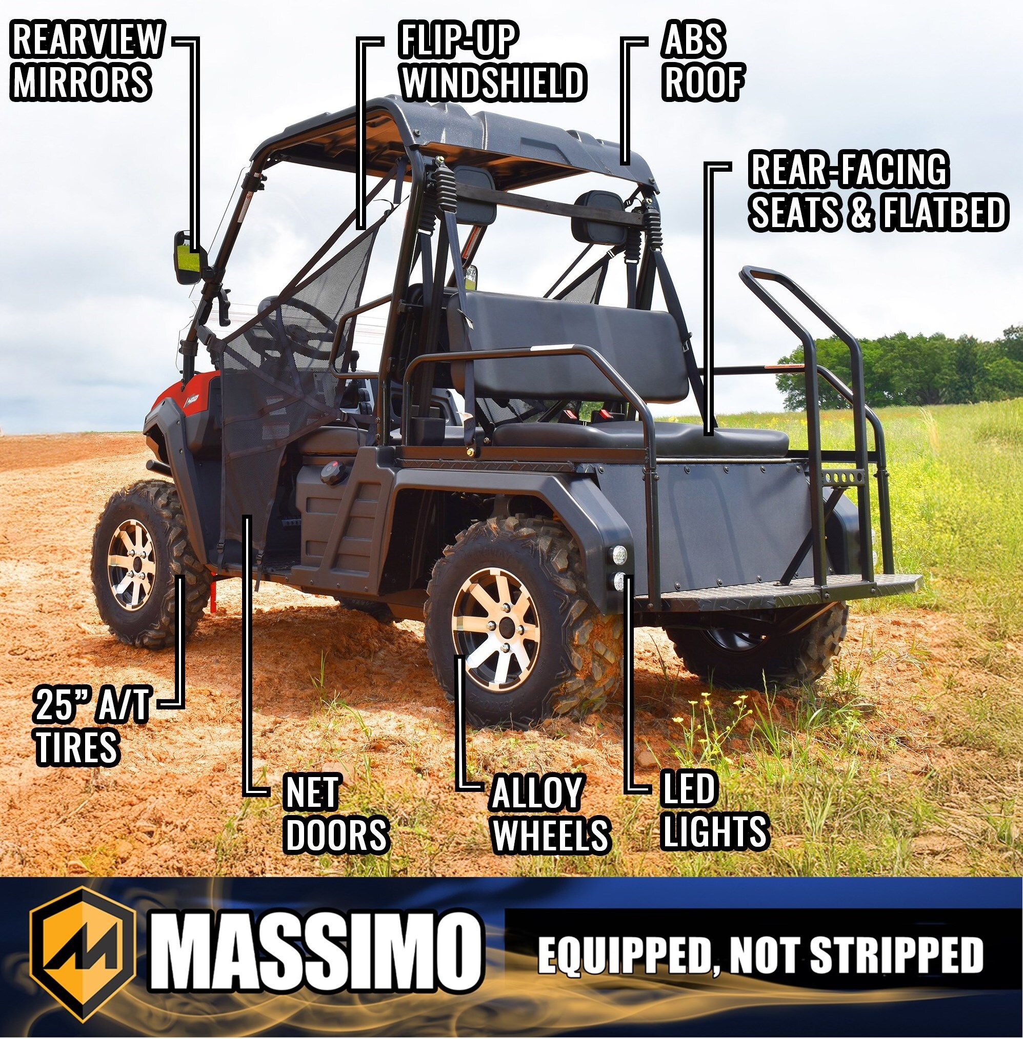 Massimo MM-TB410X-RD Motorized-Vehicles - View #9