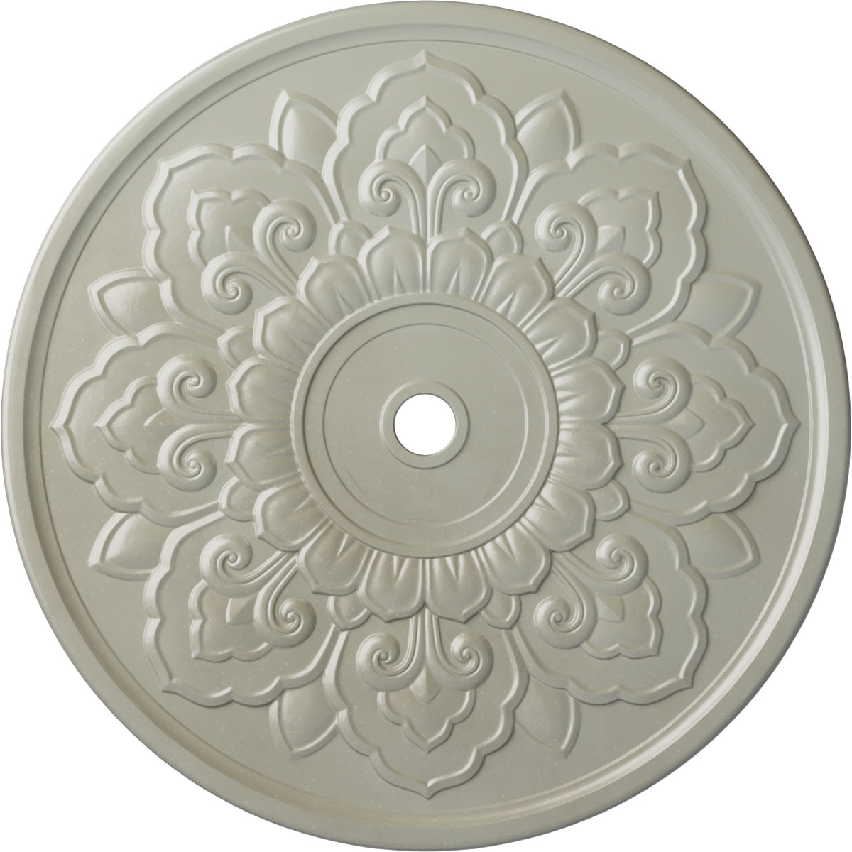 Ekena Millwork CM50LOFCS Lorry 51-in W x 51-in L Painted Flash Copper Polyurethane Whole Ceiling Medallion