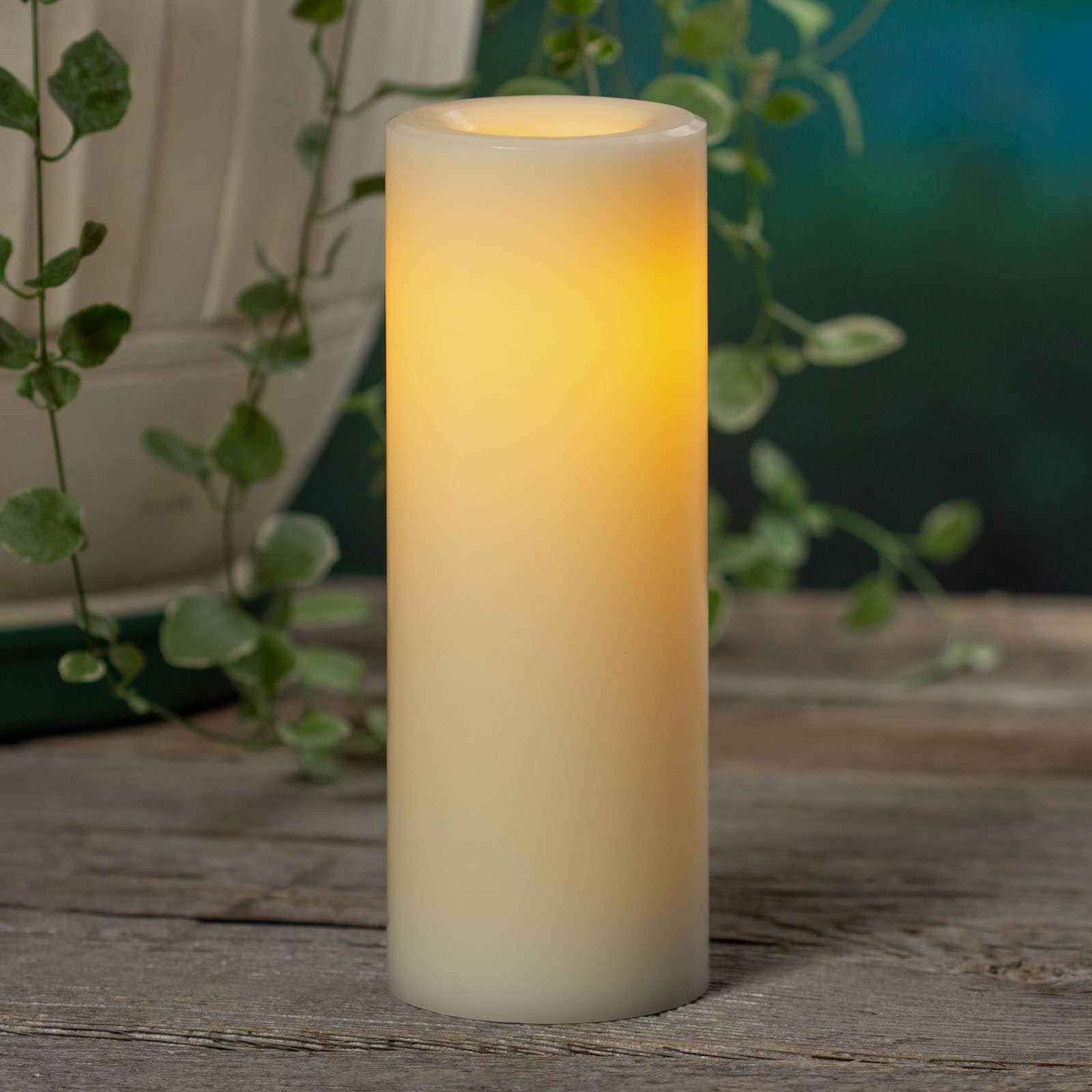 Sterno Home Unscented Off-white Flameless LED Pillar Candle (All ...