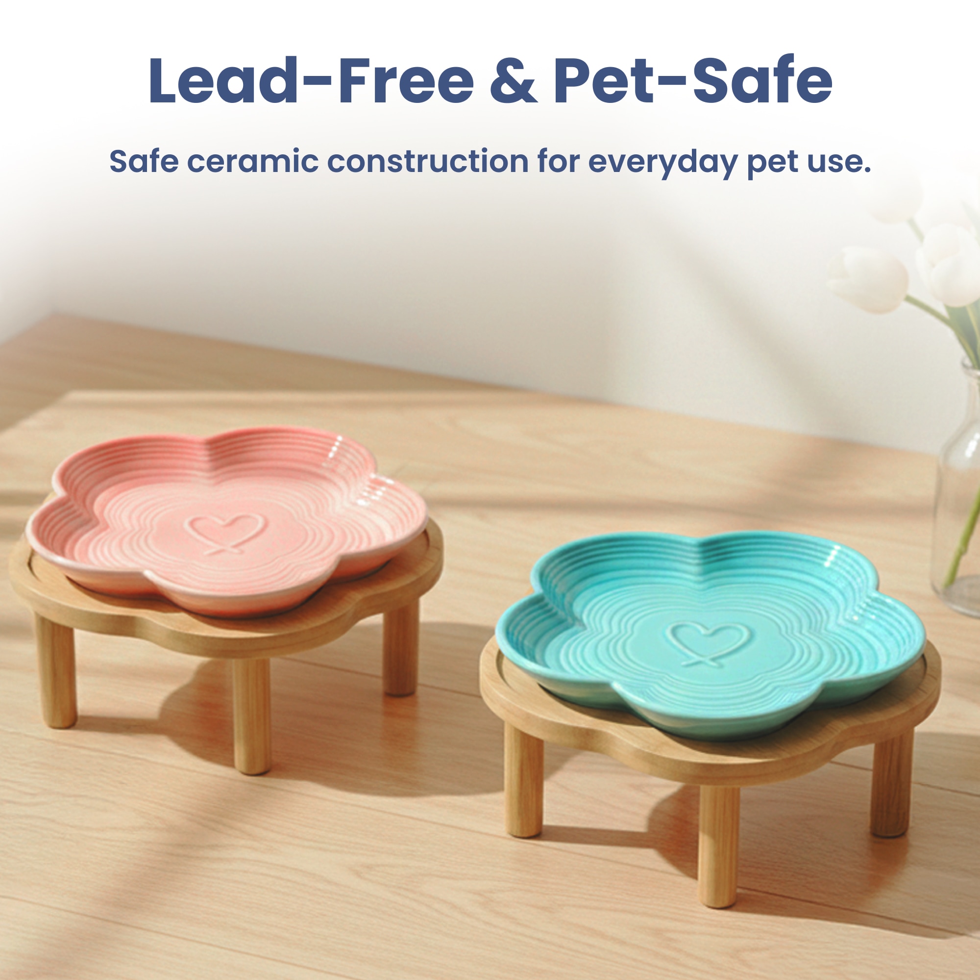 PawsPik PSPK-BWL16-FRS-PK Pet-Bowls - View #7