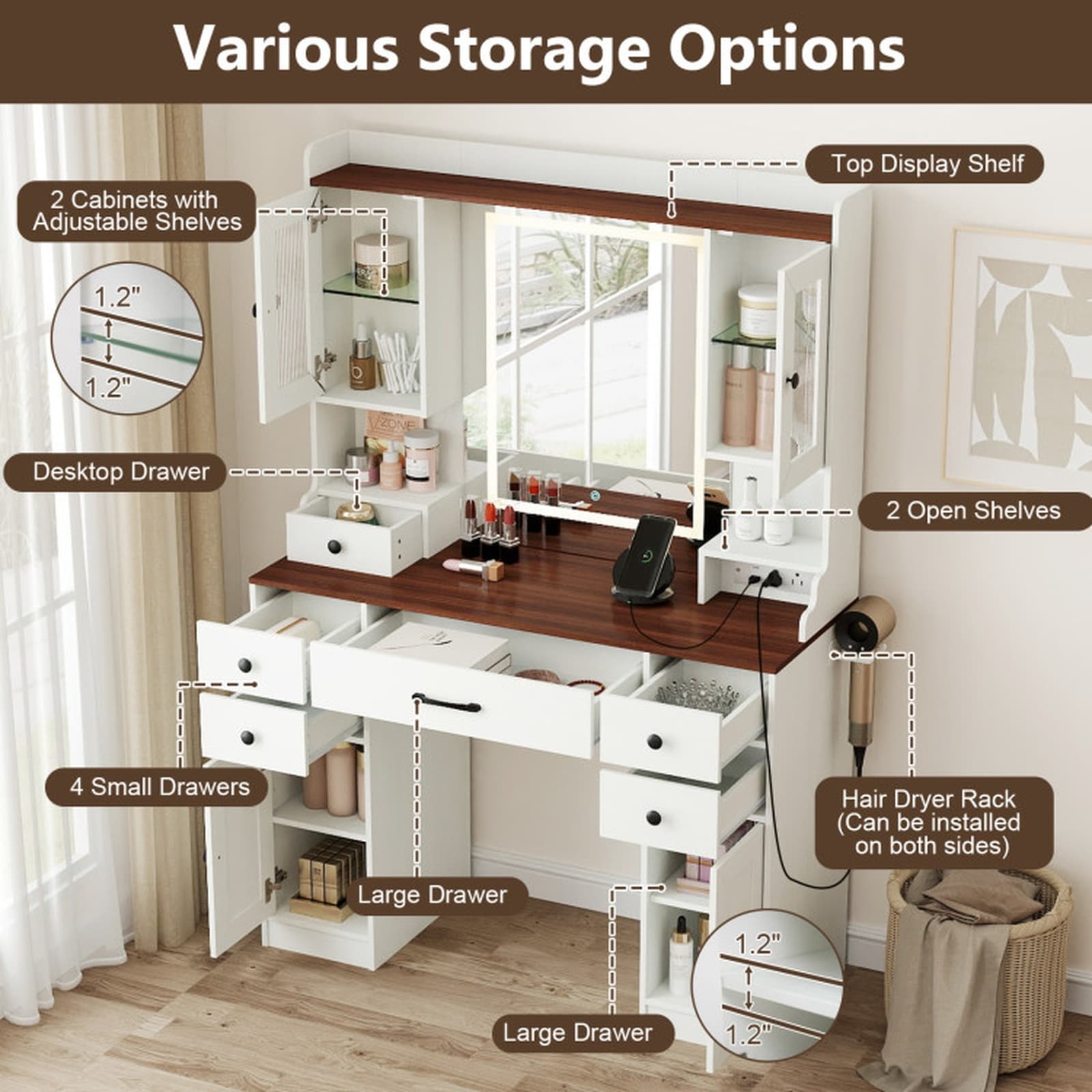 SUGIFT LW047SUGHY750 Vanity-Stools - View #4