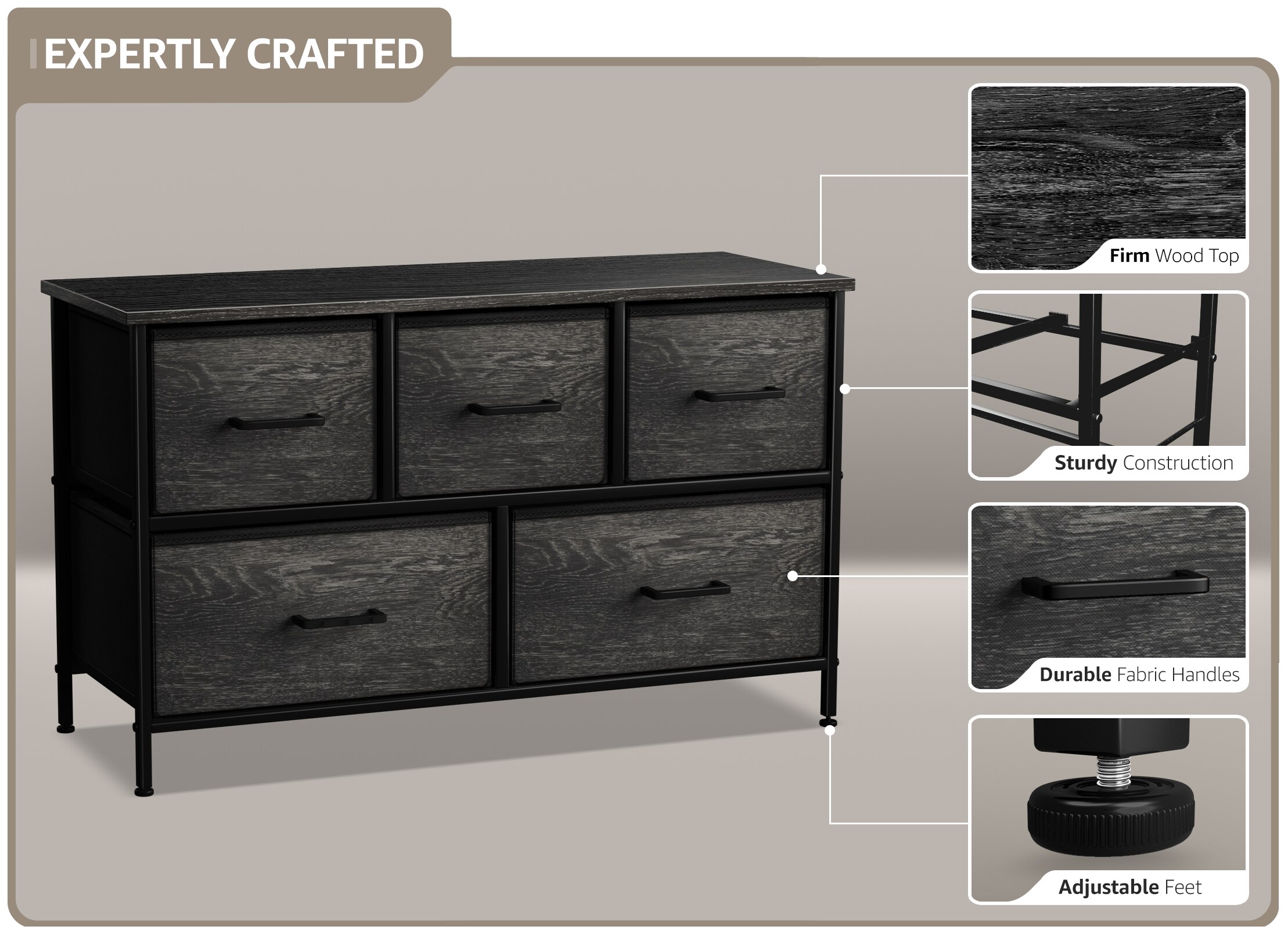 SORBUS 192405387425 dressers - View #3