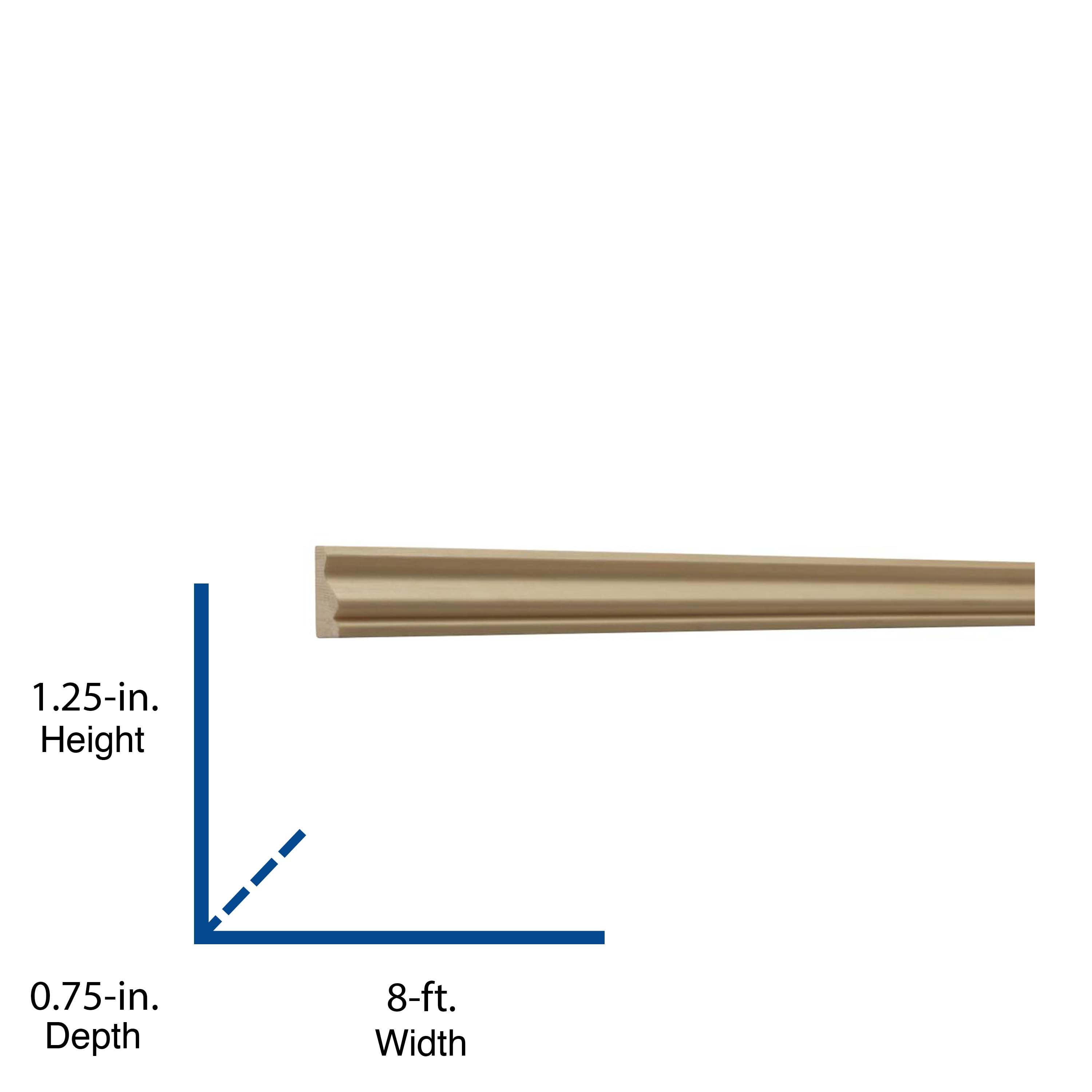  1339-8FTWHW Quarter-Round-Moulding - View #3