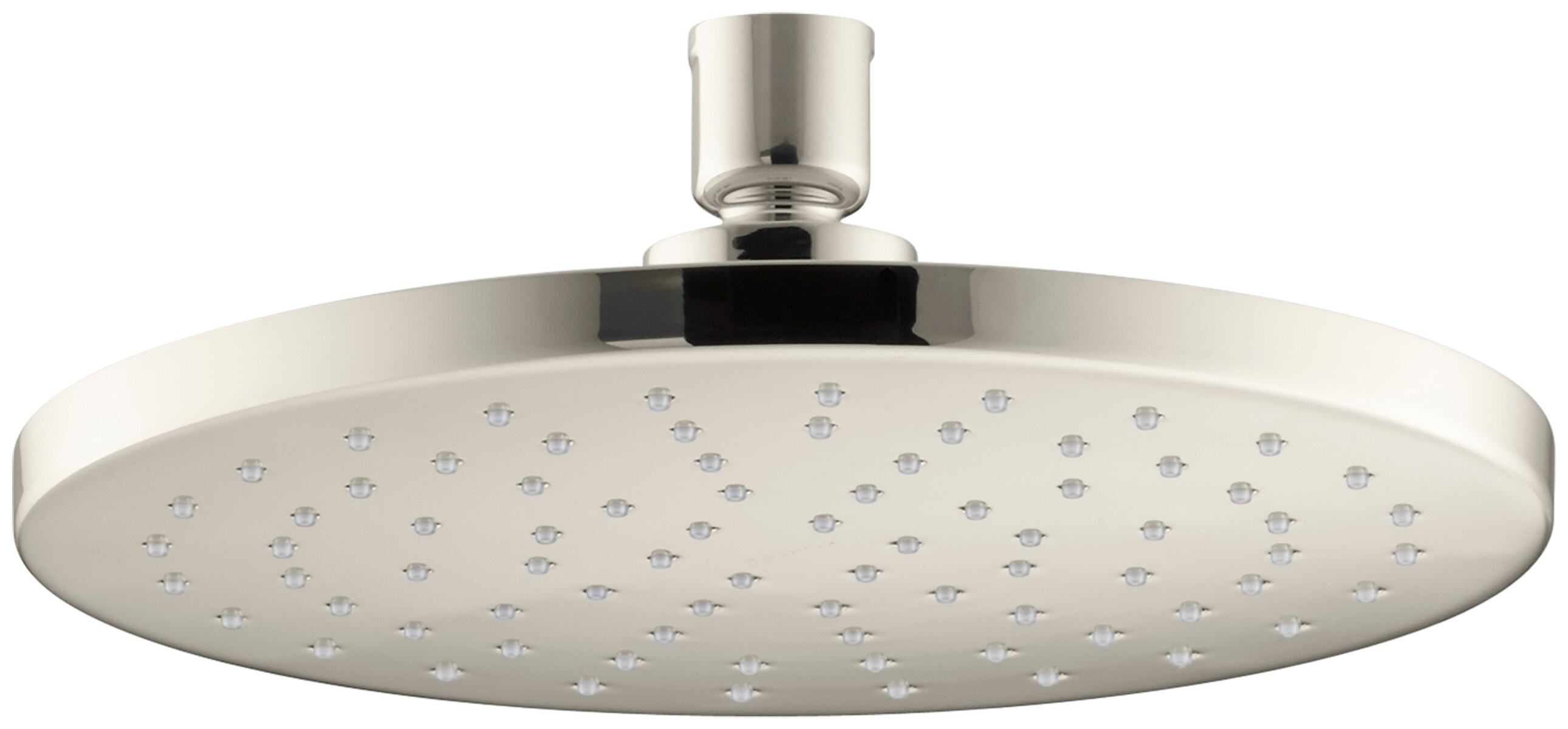 6 kohler polished high quality Nickel rain showerheads