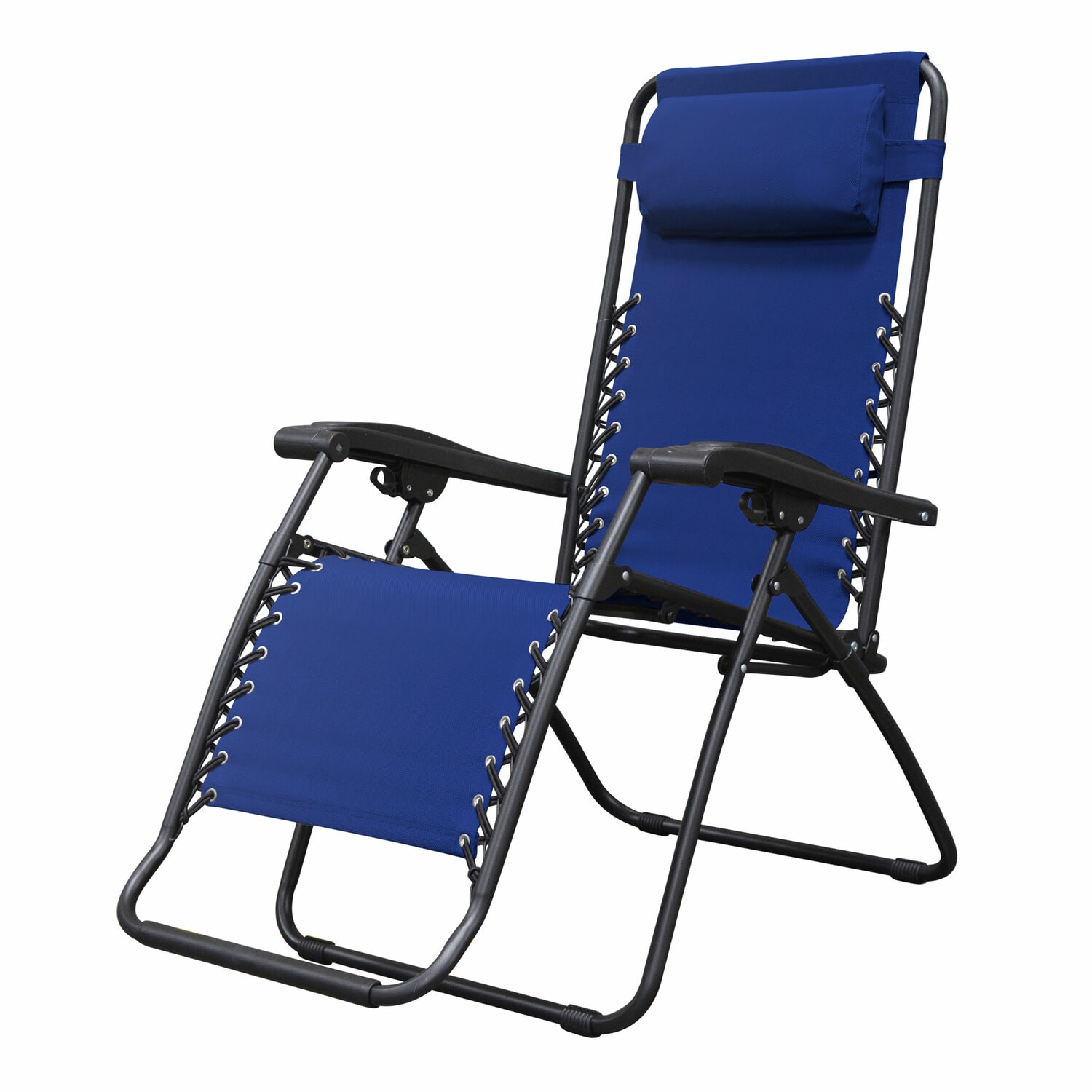 Caravan Canopy 311269 Polyester Blue Folding Beach chair Adjustable and