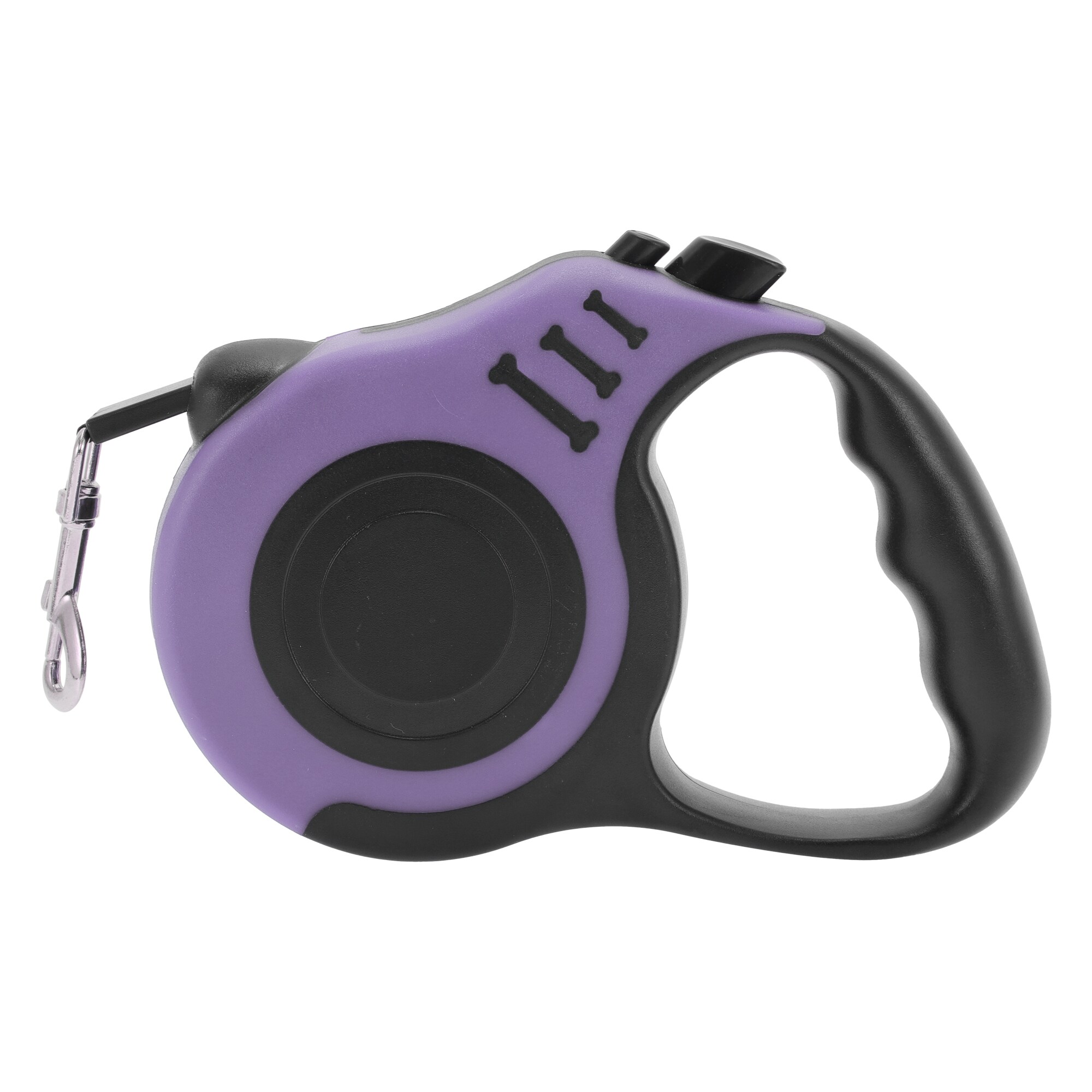 Unique Bargains Ergonomic Retractable Pet Leash 196.85inch Purple 1pc