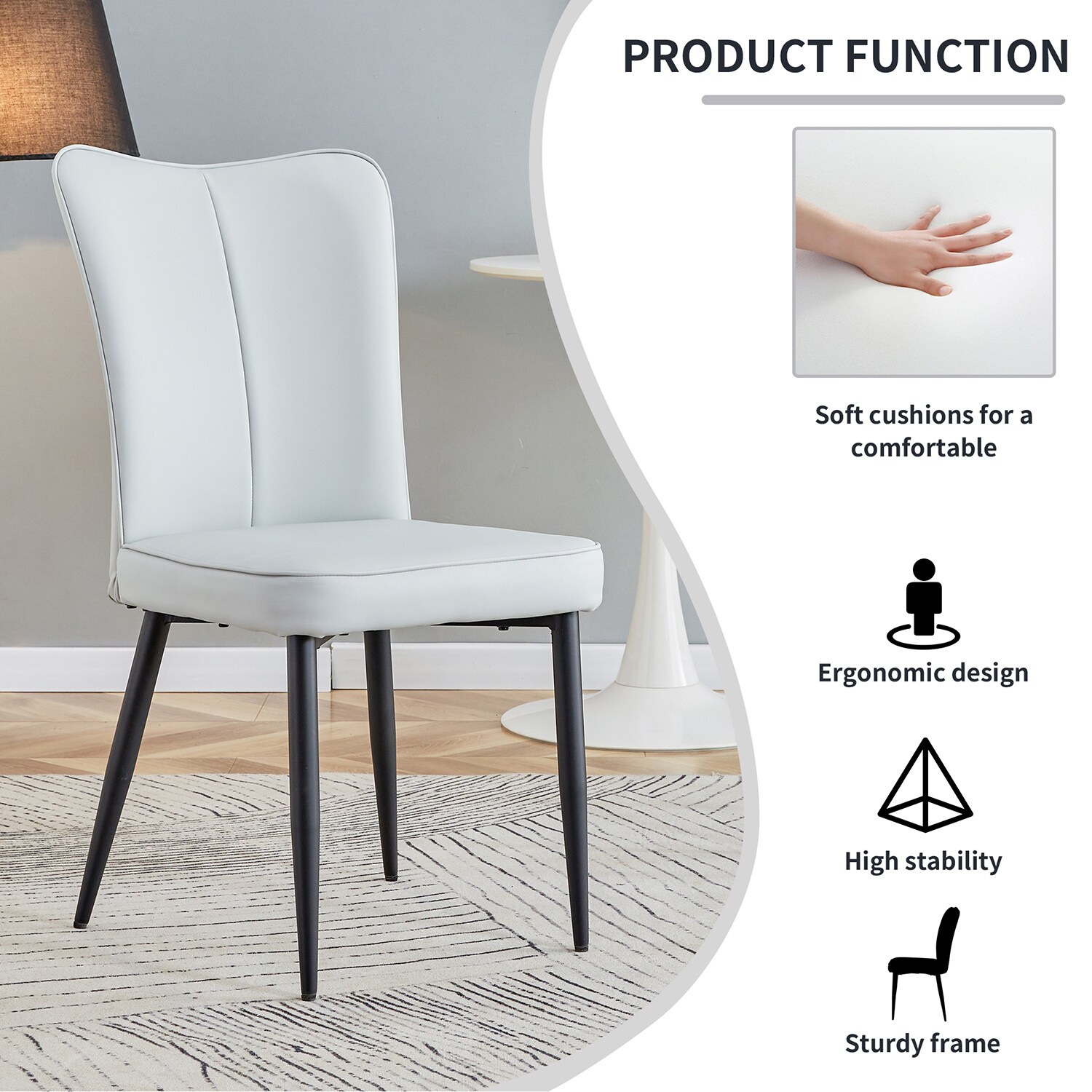 SINOFURN SYA290002GY Dining-Chairs - View #10