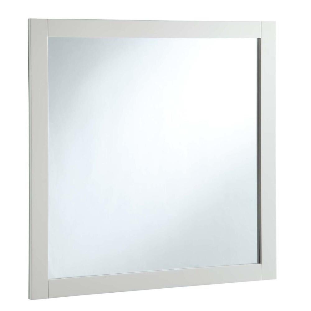 Design House Shorewood 30-in White Rectangular Bathroom Mirror at Lowes.com