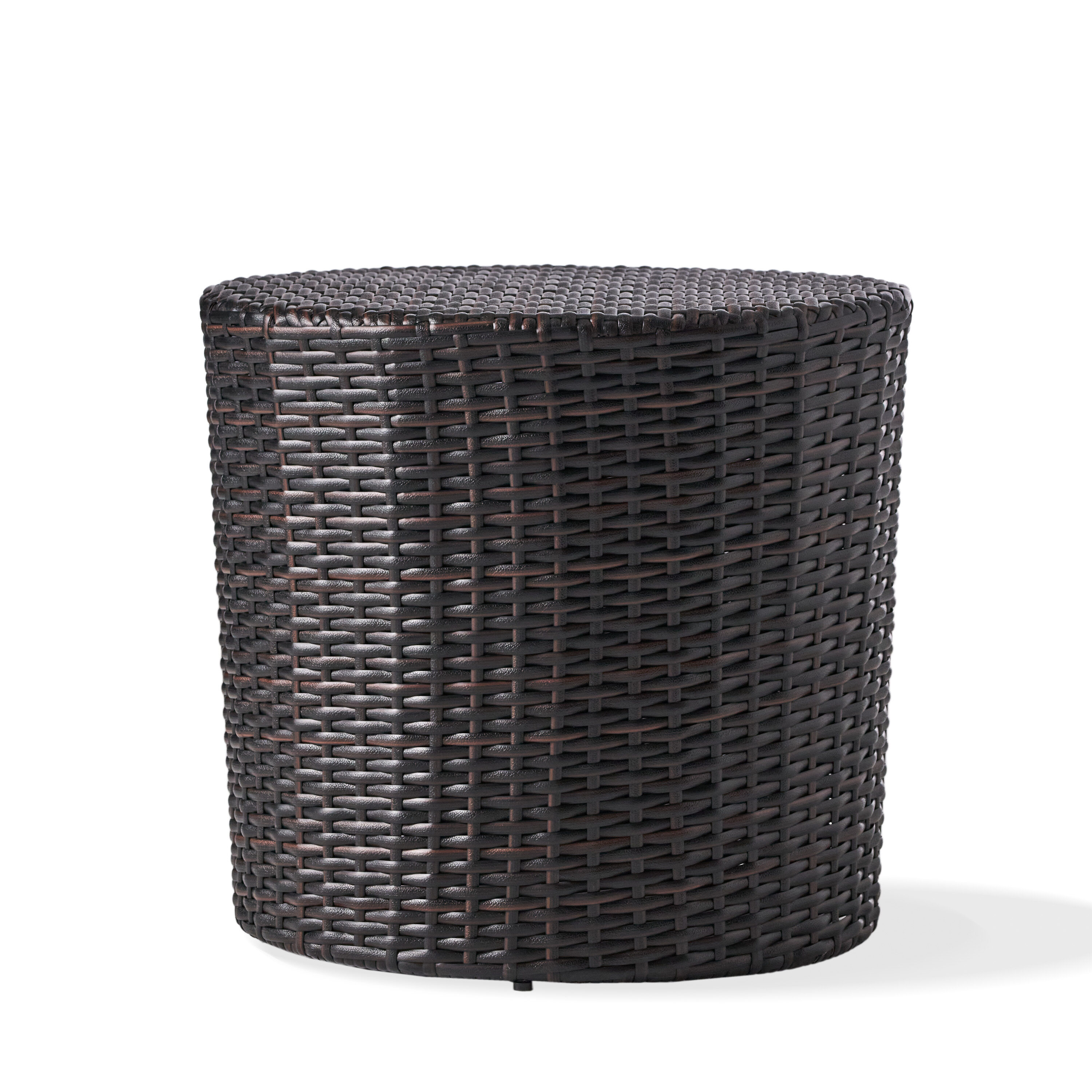 Best Selling Home Decor 221495 Keaton Round Outdoor End Table 17.5-in W x 17.5-in L