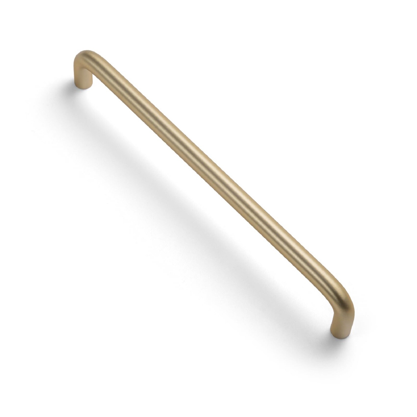 Miaokesen 7385TLS-192-P 7-9/16-in , 192mm Center to Center Light Brushed Brass Plus Cylindrical Handle 12 -Pack