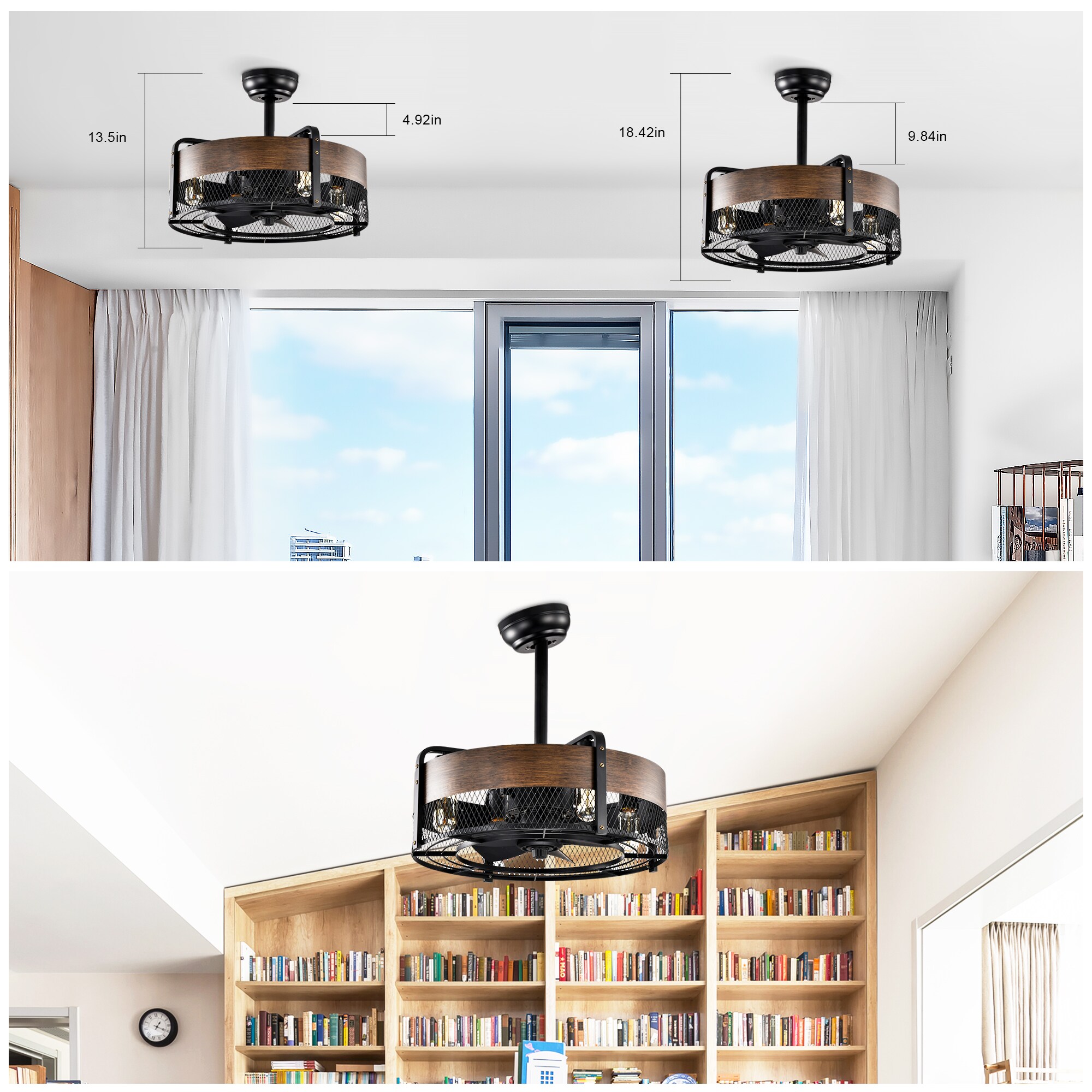 LTMATE LSHEM-3053BW Ceiling-Fans - View #3