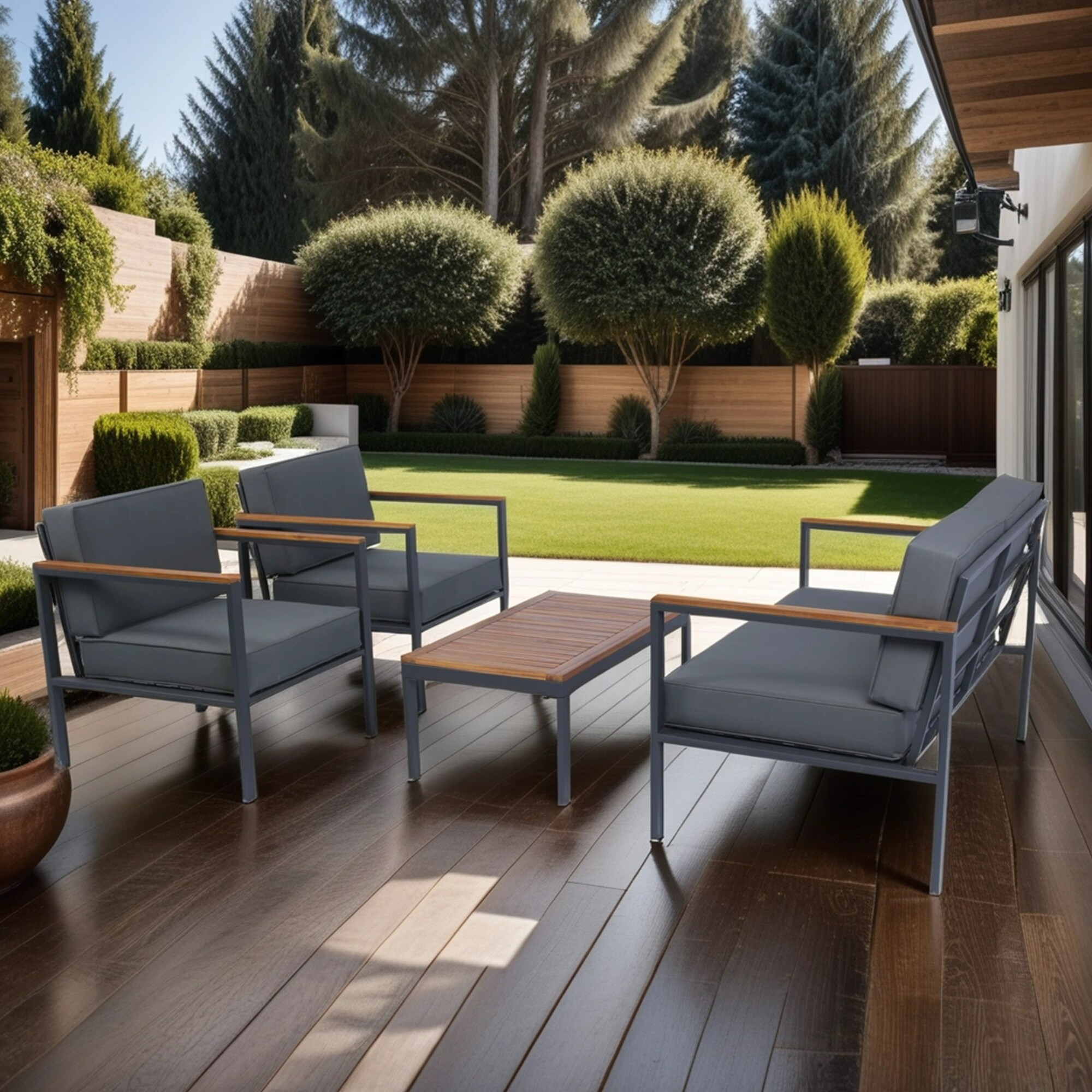 ModernLuxe L-W329S00036 Patio-Conversation-Sets - View #2