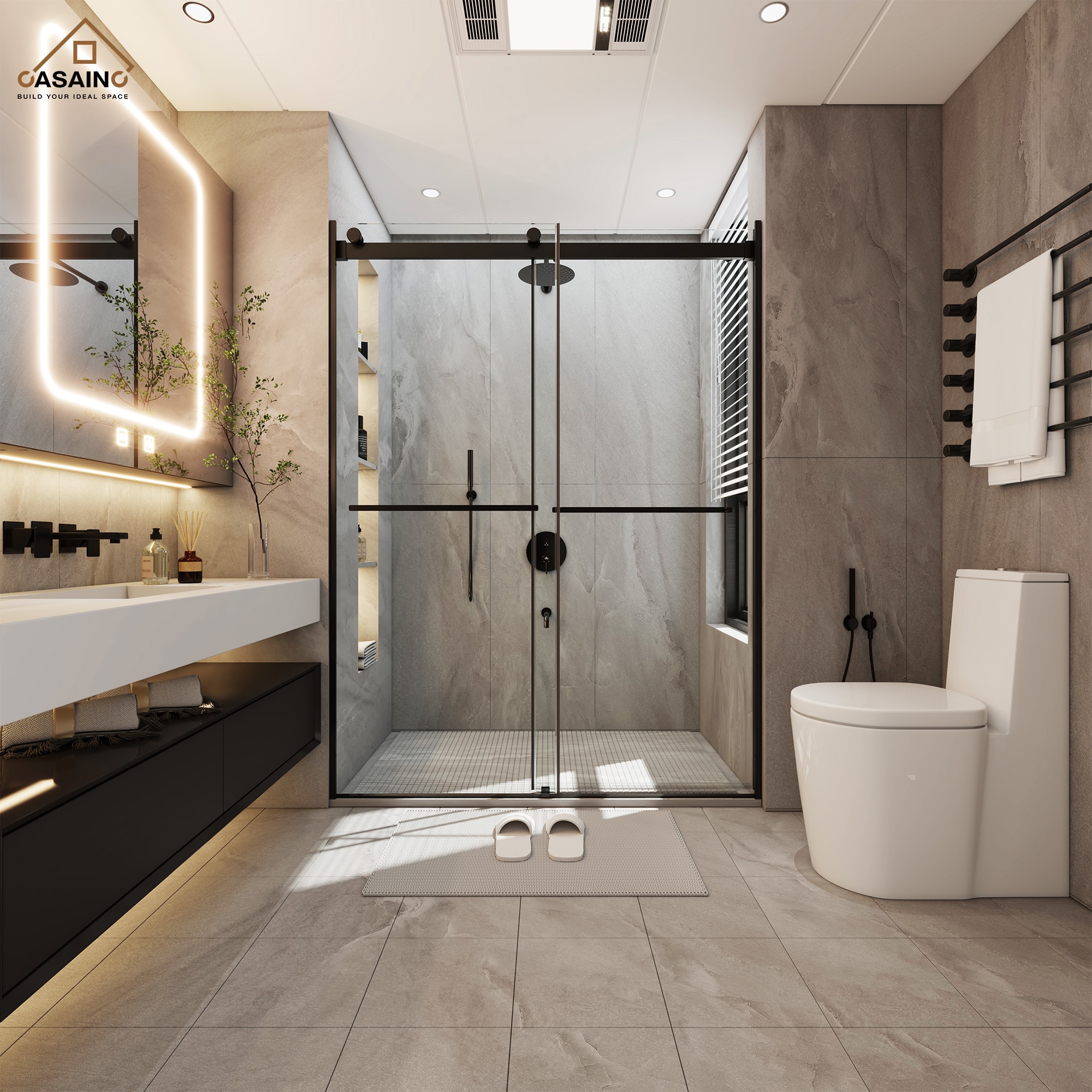 CASAINC SL-TL-C76 Shower-Doors - View #4