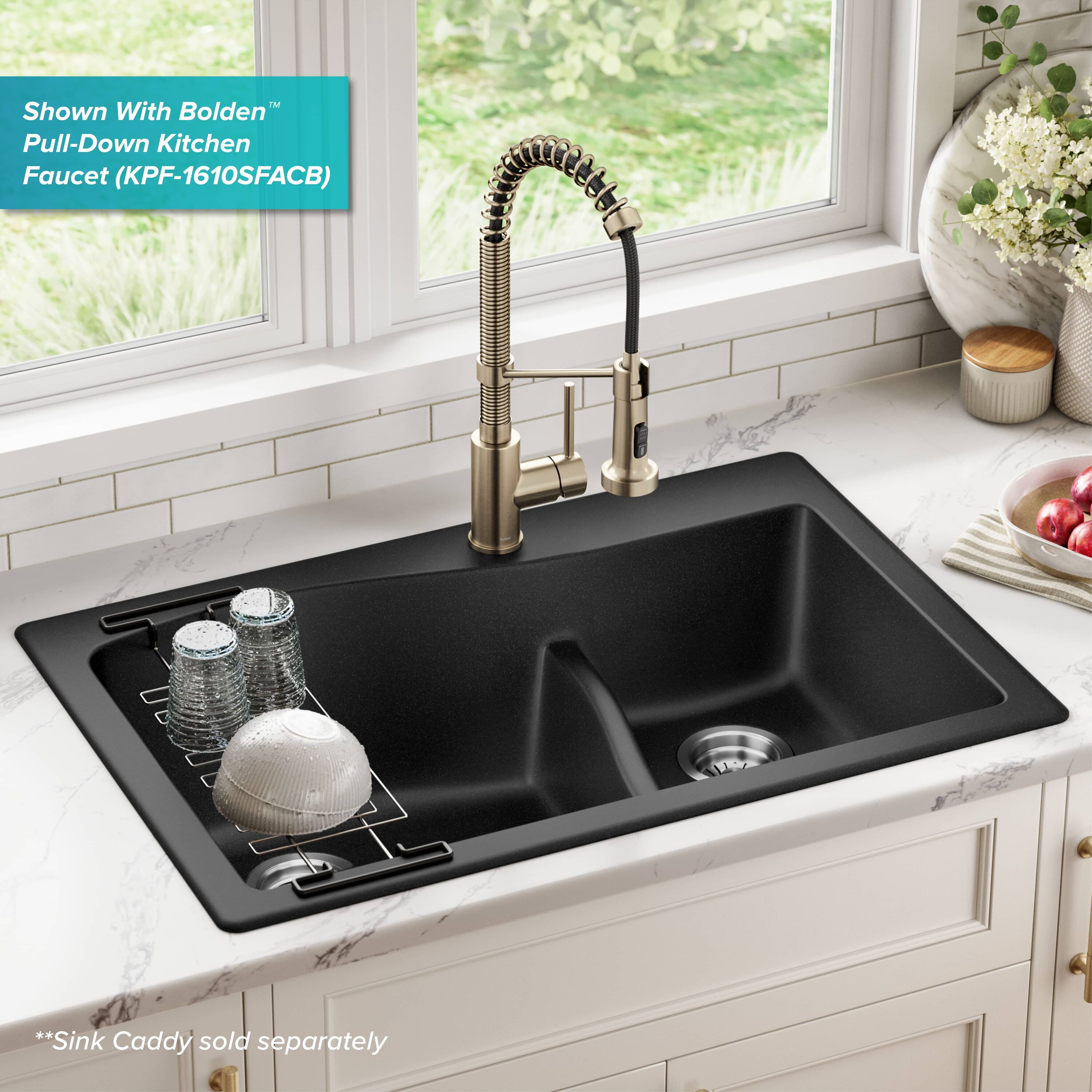 Kraus KGD-442BLACK Kitchen-Sinks - View #3