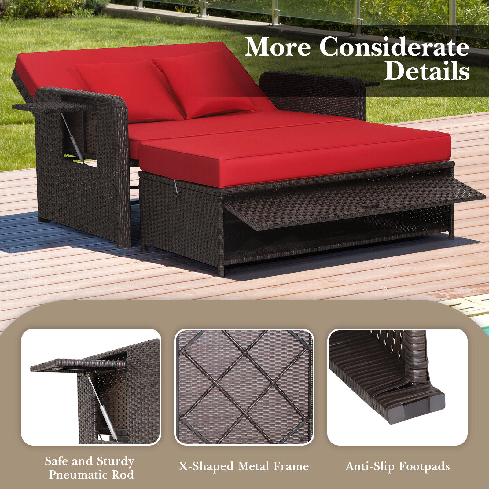 LIVIZA OUG70644RE-X Patio-Sofas-Daybeds - View #6