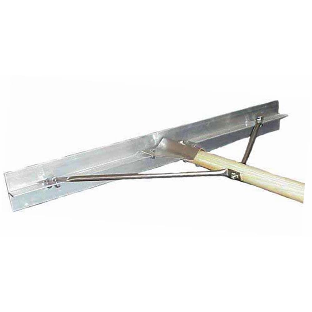 Marshalltown RED700549 Plain Tooth Asphalt Lute Rake with 60" Handle 36-Inches Asphalt Squeegee